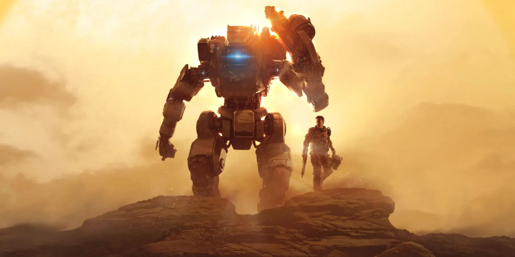 Ảnh bìa Titanfall 2 Ultimate Edition với Pilot và Titan