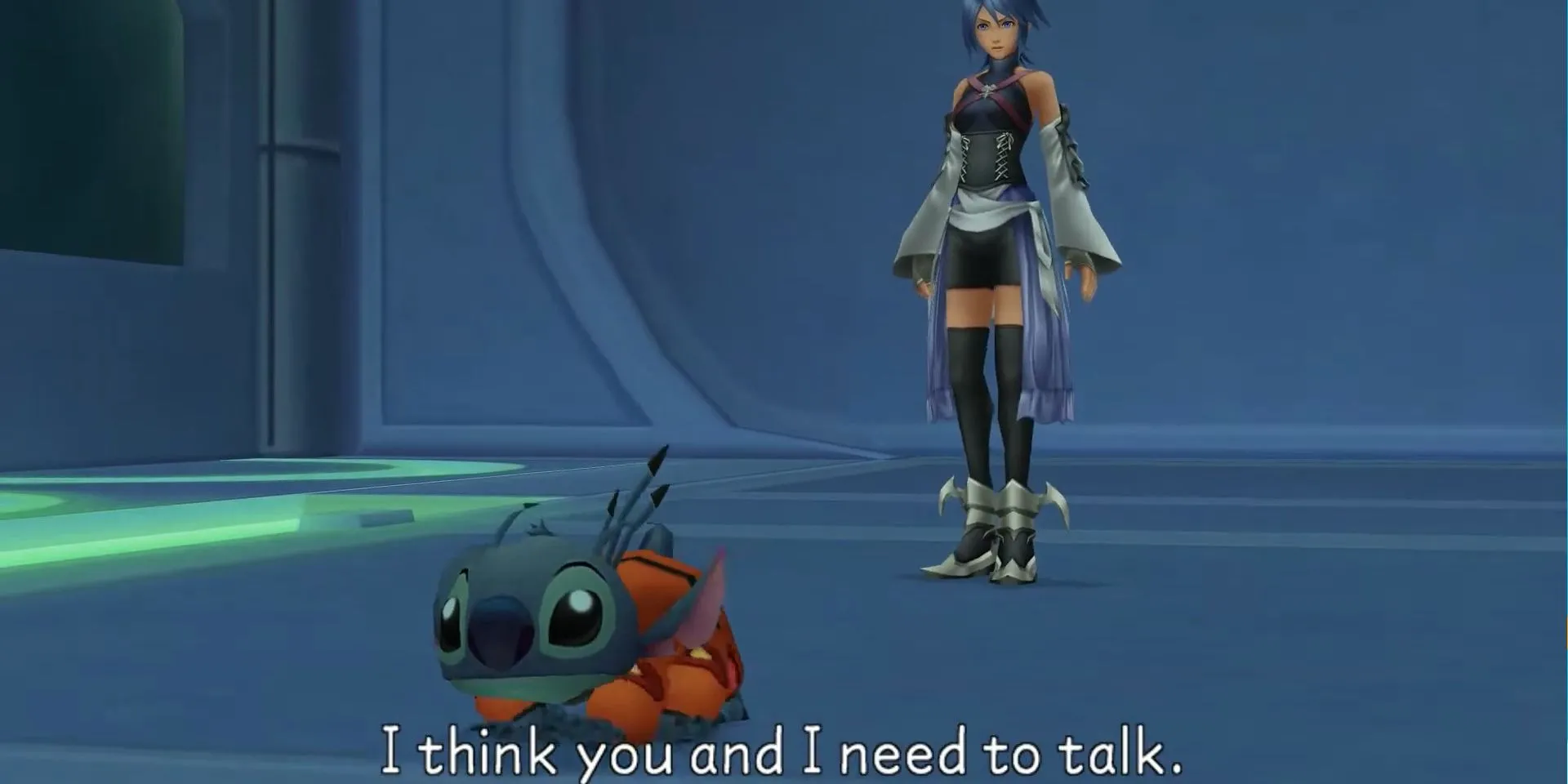 Ảnh chụp màn hình thế giới Deep Space trong Kingdom Hearts Birth By Sleep