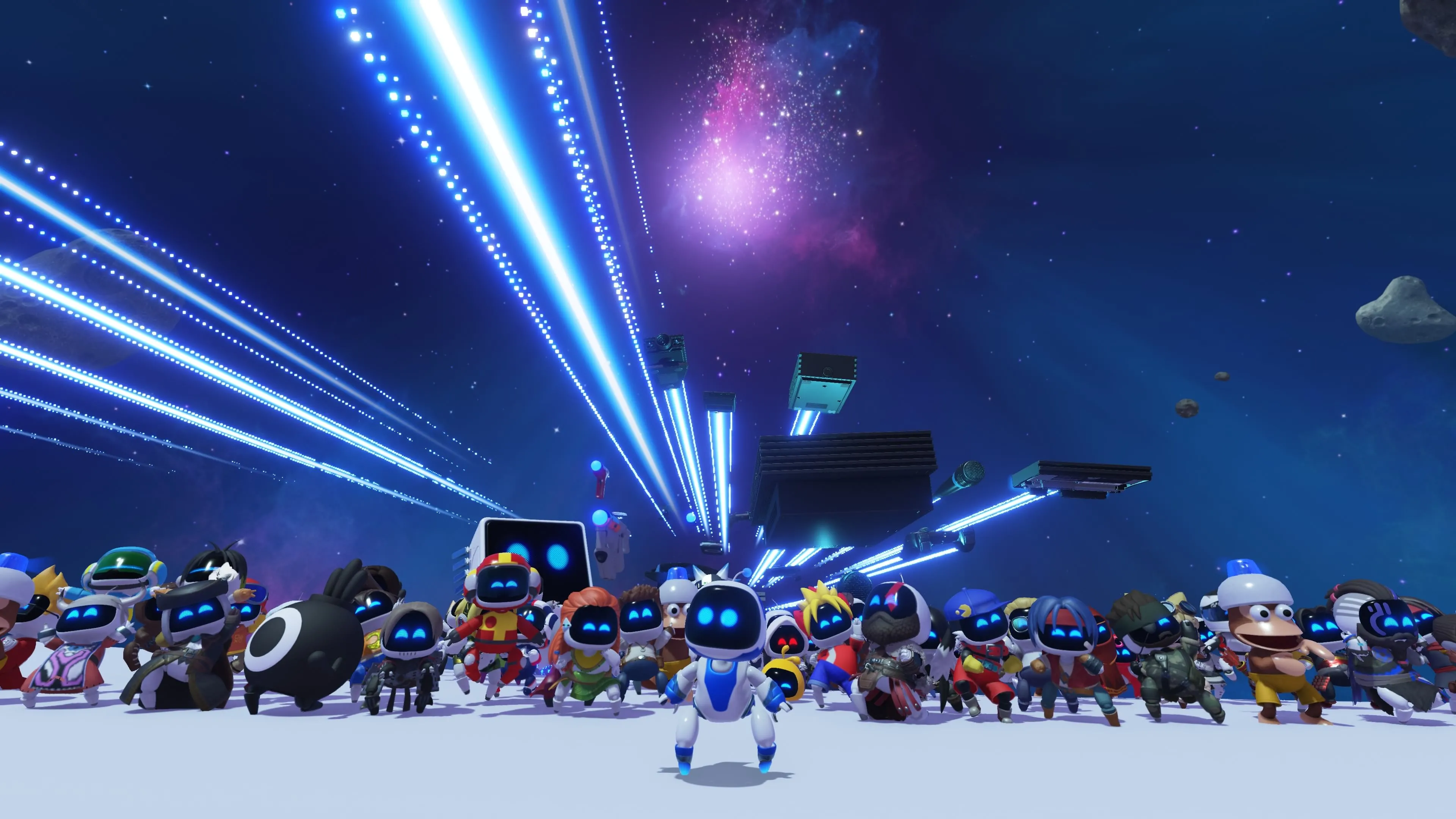 Astro Bot chạy trên máy PlayStation 5, tựa game được đánh giá cao