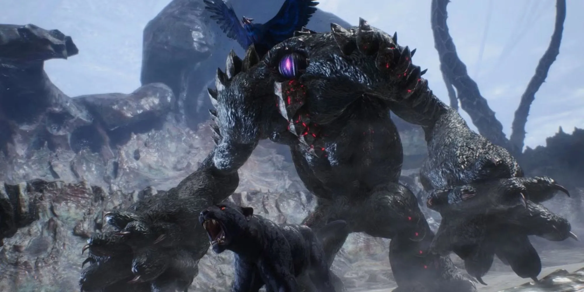 Bộ ba ác quỷ Griffon, Shadow và Nightmare của V trong Devil May Cry 5