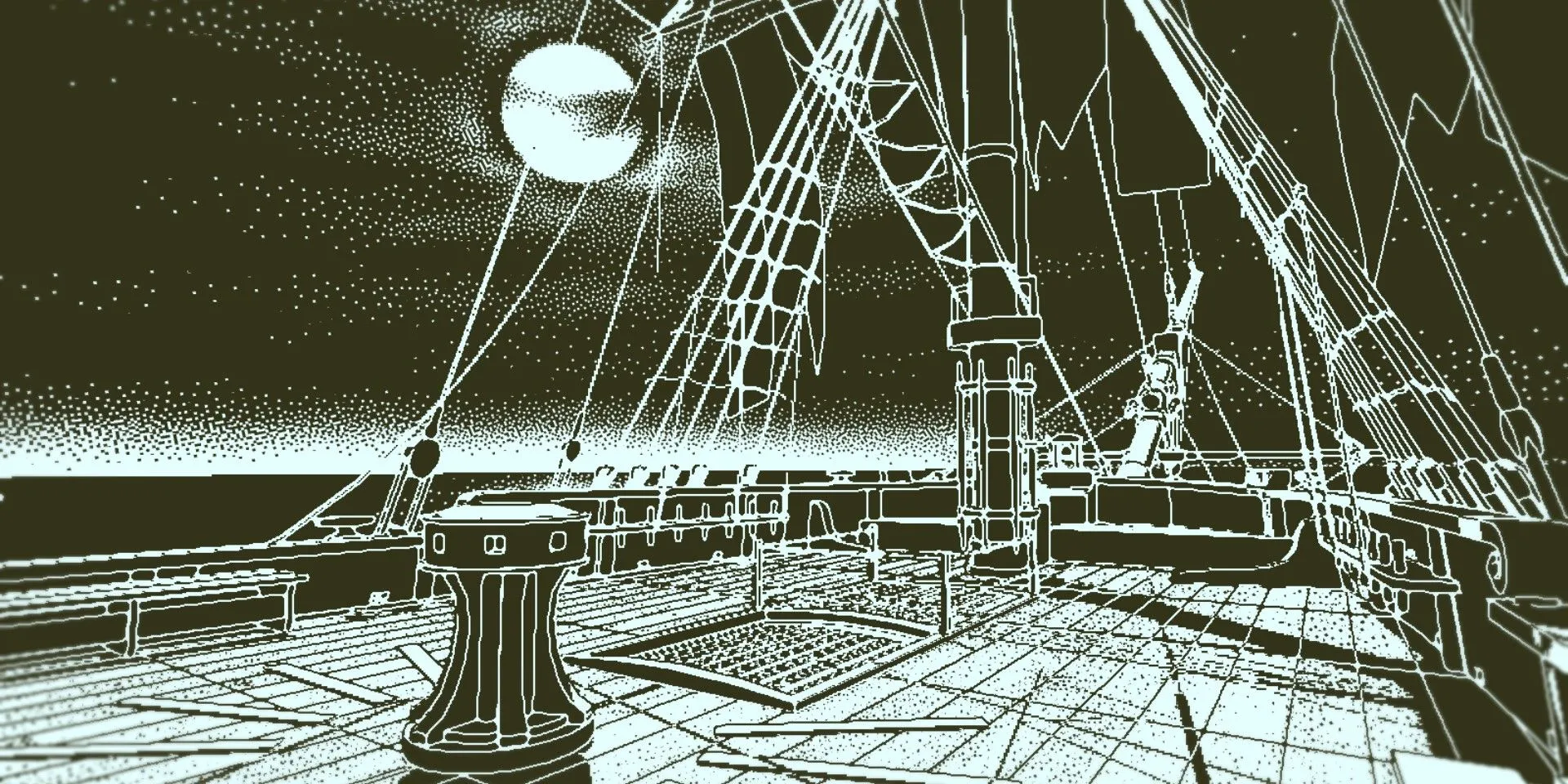 Boong tàu ma Obra Dinn - nơi người chơi Return of the Obra Dinn phải tỉ mỉ ghi chép từng chi tiết