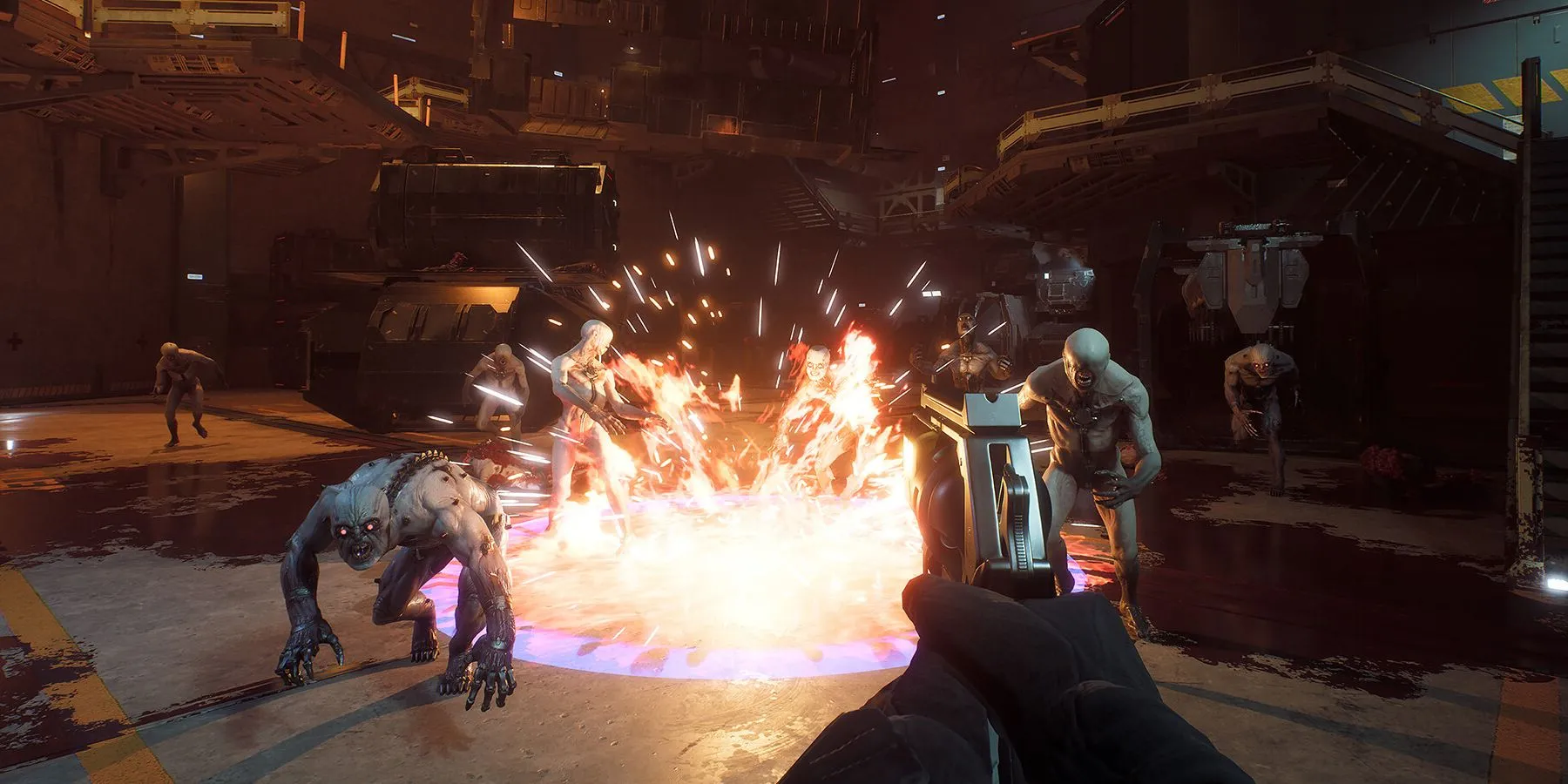 Cảnh cháy nổ hoành tráng trong game Killing Floor 3