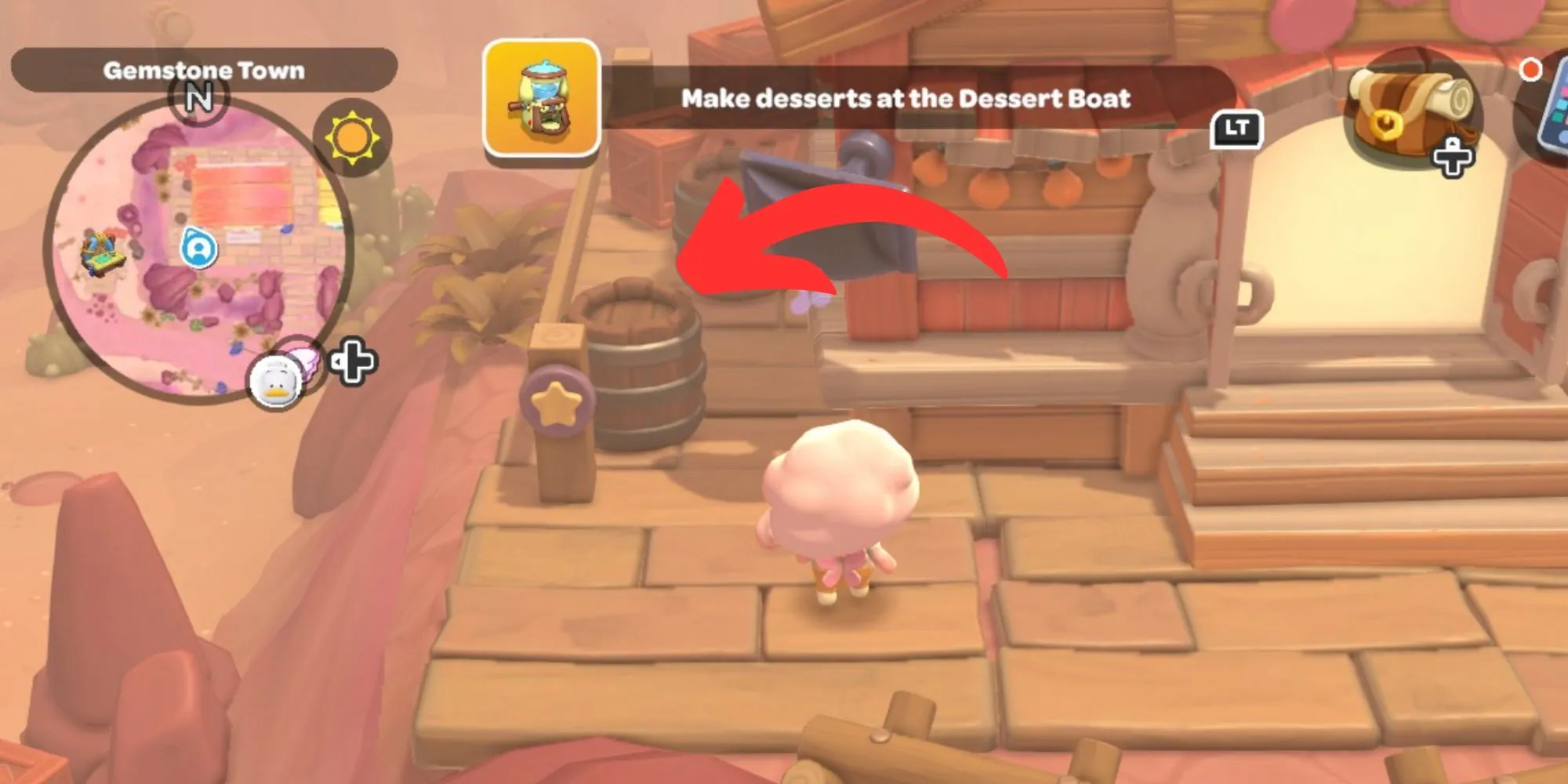 Công thức chế tạo Thỏi Sắt (Iron Ingot) tìm thấy ở Dance Hall trong Hello Kitty Island Adventure