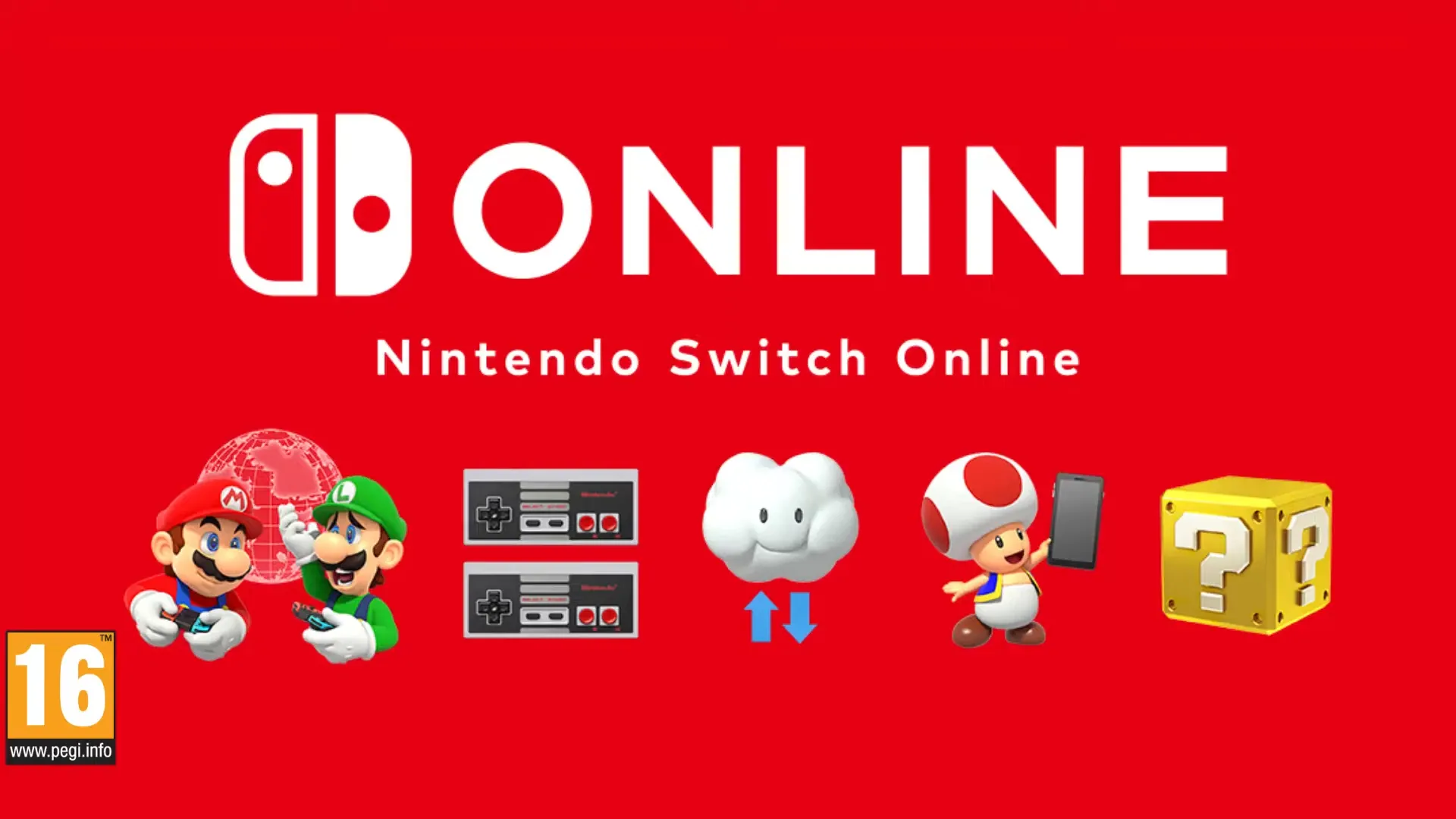 Giao diện dịch vụ Nintendo Switch Online với các game cổ điển