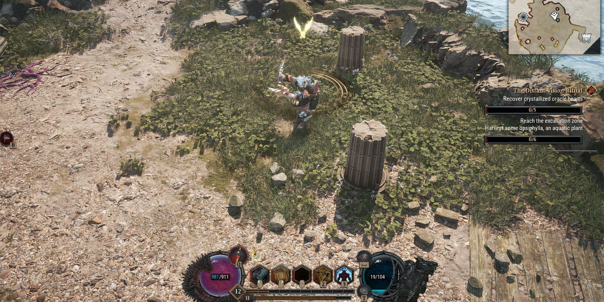 Giao diện kỹ năng Savage Whirlwind trong Dragonkin: The Banished trước khi áp dụng Cộng Sinh