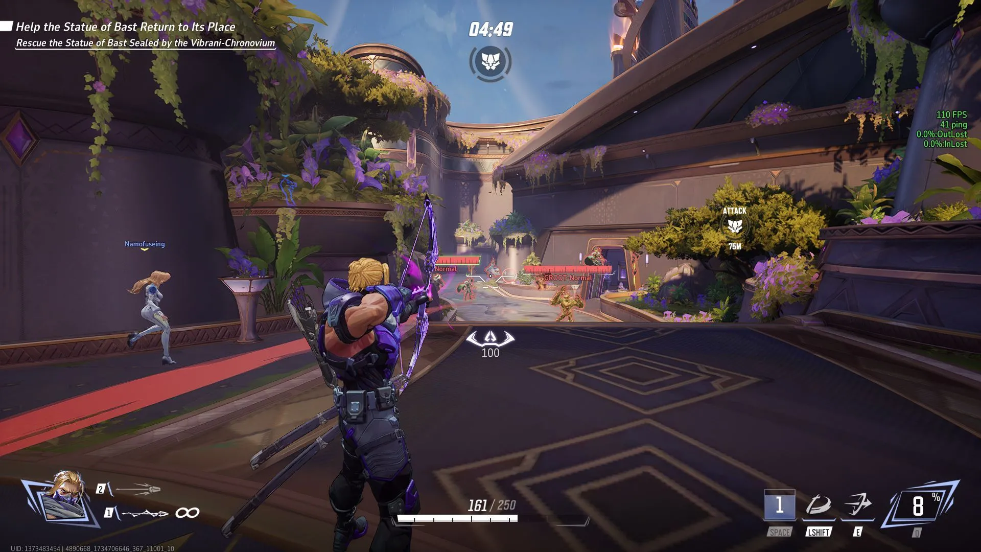Giao diện tùy chỉnh cài đặt đồ họa trong Marvel Rivals để đạt FPS cao