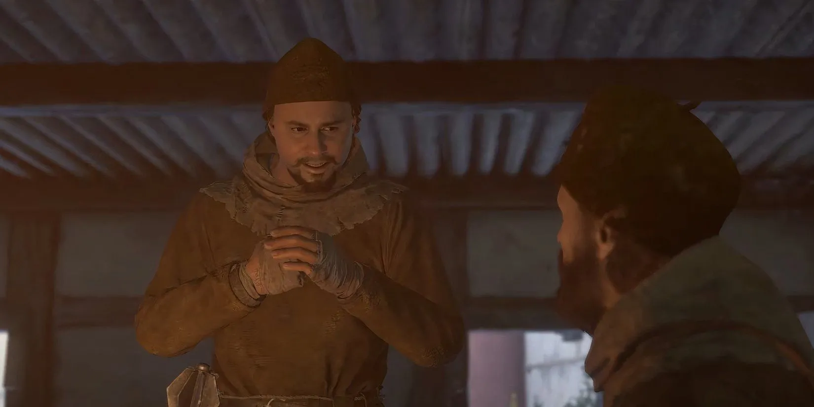 Henry viết thư theo yêu cầu của những người thợ mỏ trong Kingdom Come Deliverance 2