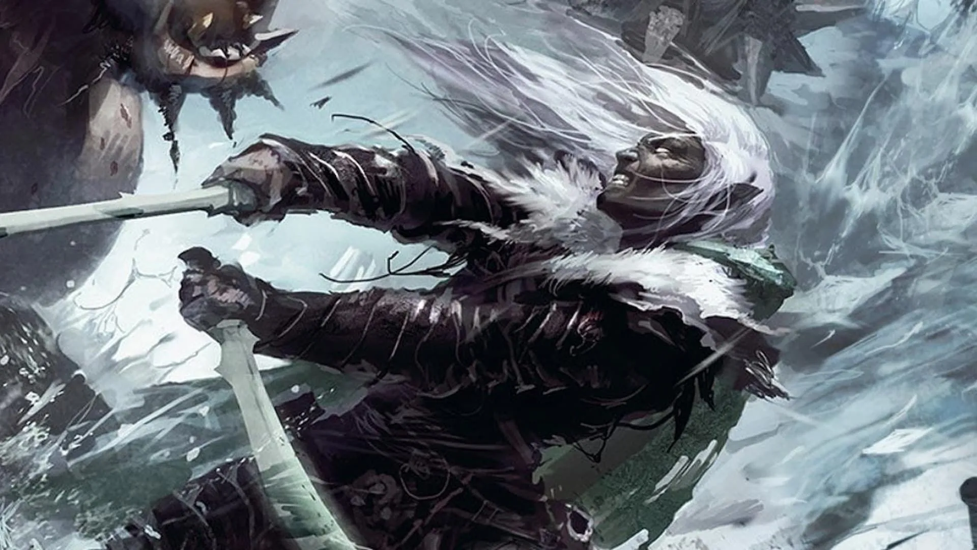 Hình ảnh bìa Dungeons & Dragons có nhân vật Drizzt Do'Urden, liên quan đến các thay đổi về quái vật trong game.