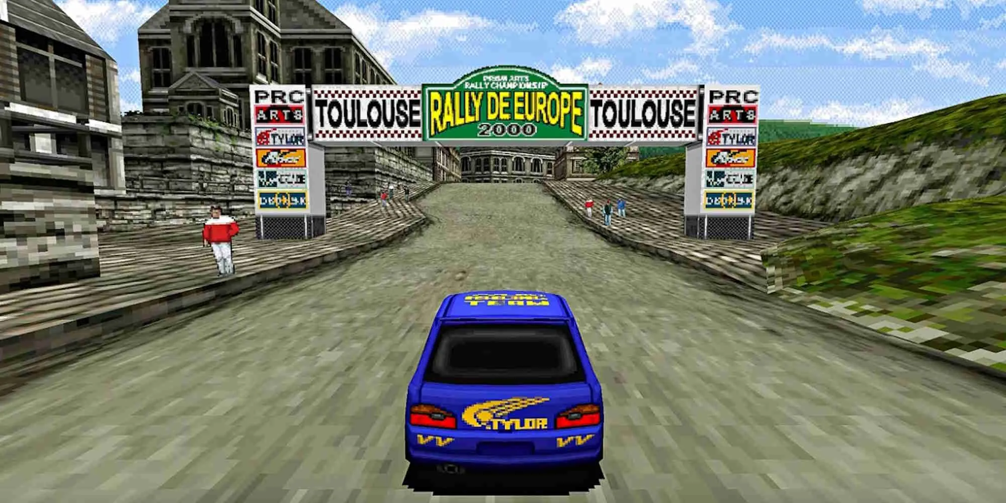 Hình ảnh gameplay của game đua xe Rally De Europe trên PS1