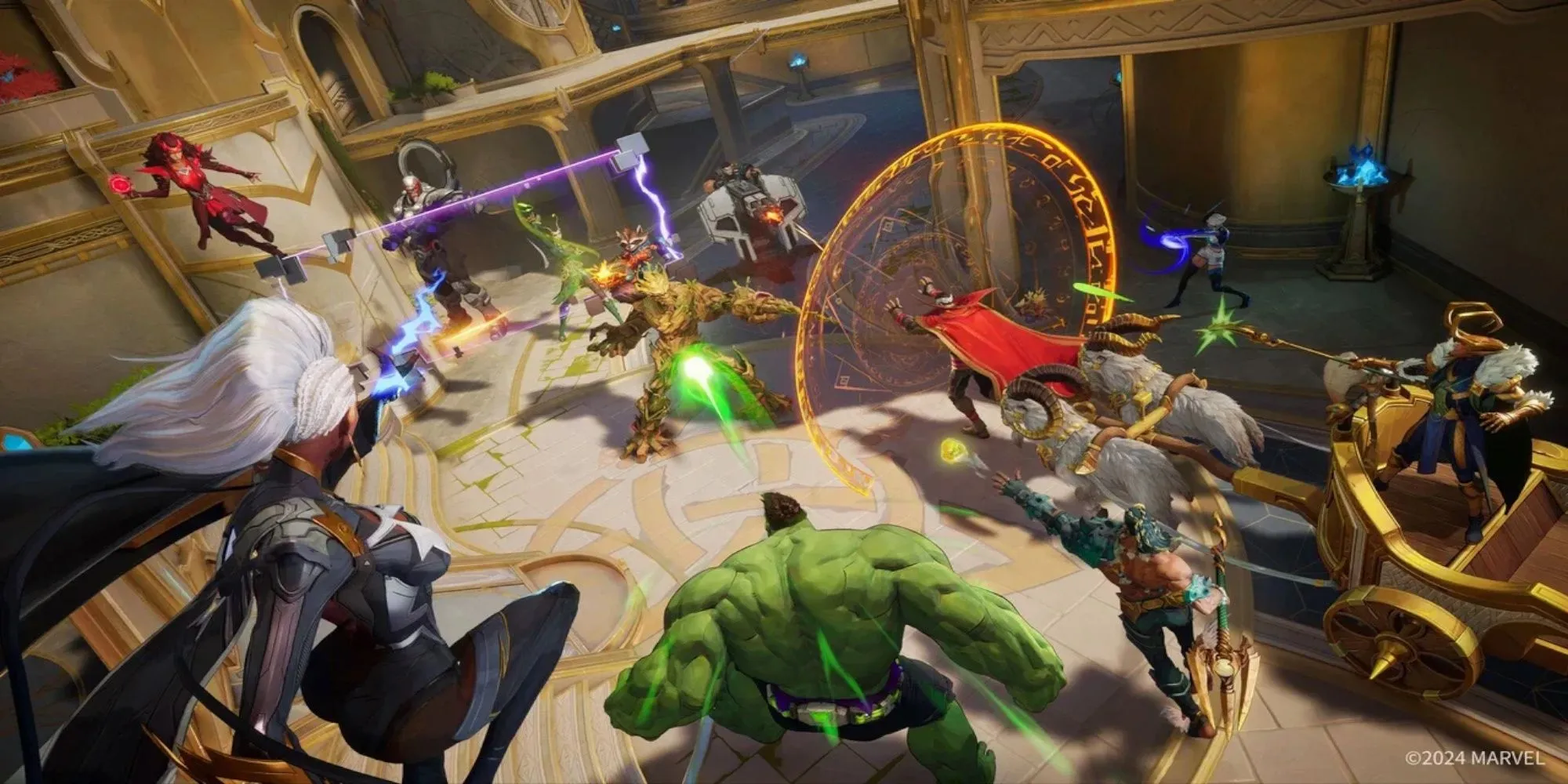 Hình ảnh gameplay tổng quan của tựa game bắn súng Marvel Rivals