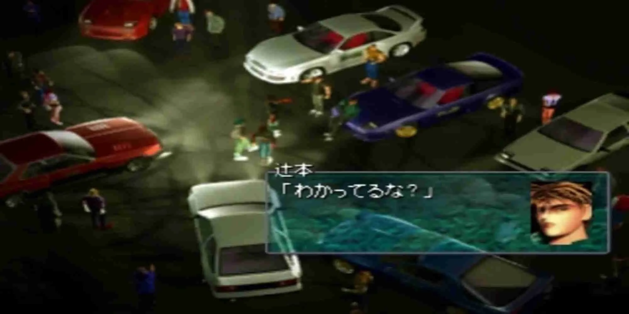 Hình ảnh từ game RPG đua xe Racing Lagoon của Square trên PS1