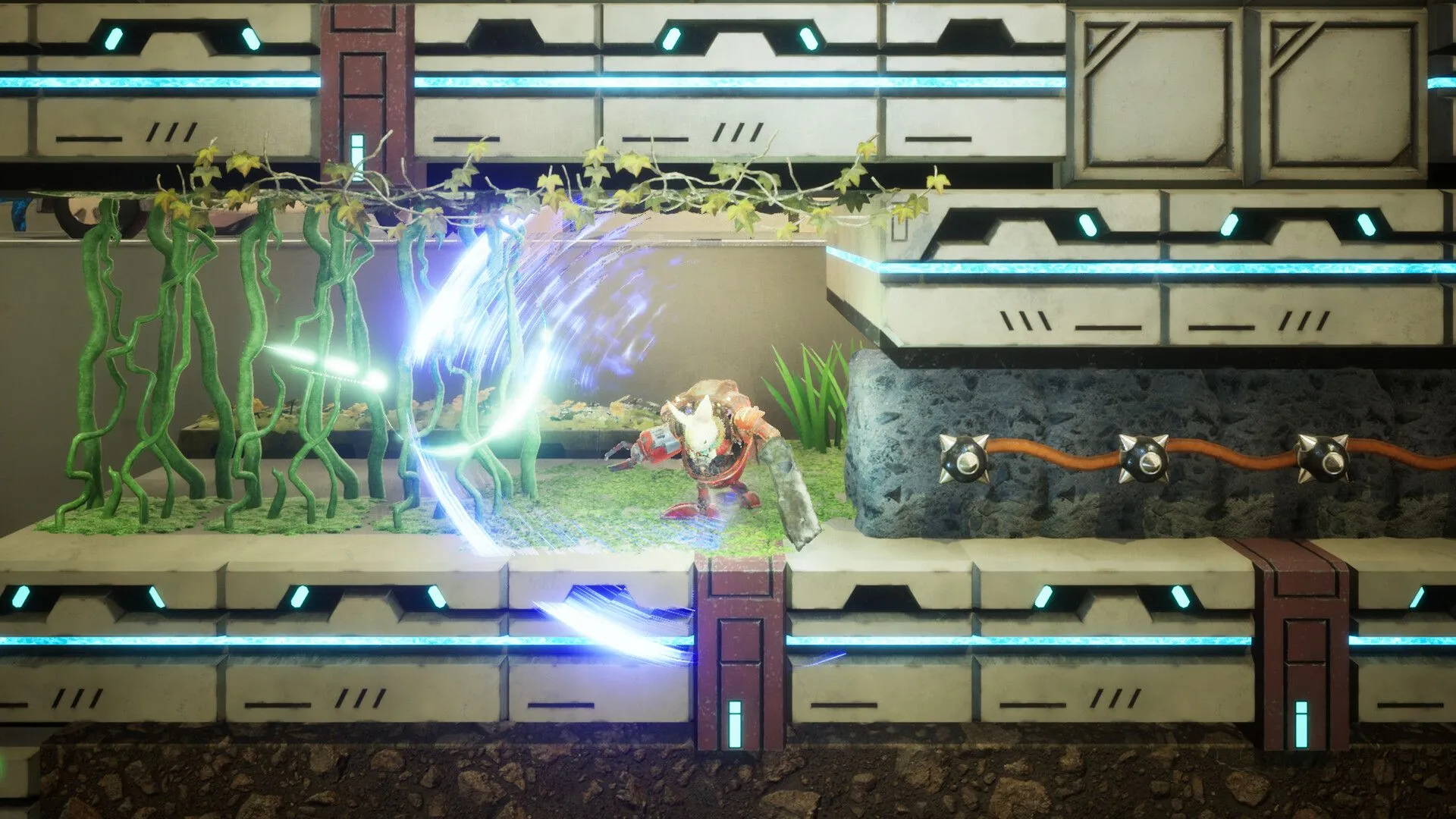 Khám phá một trong 15 khu vực khác nhau trong game Rusty Rabbit