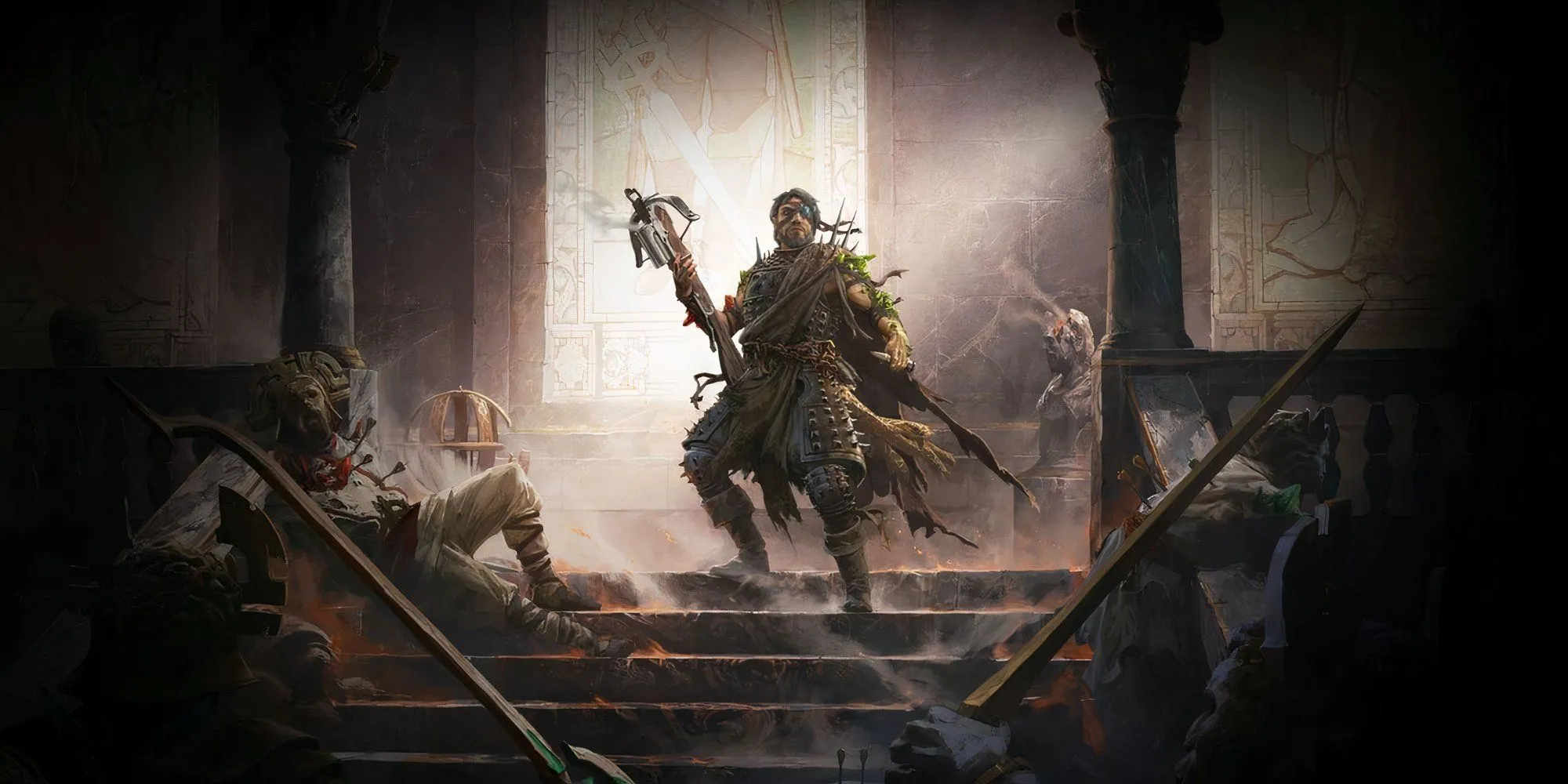 Lính Đánh Thuê Gemling trong Path of Exile II với vũ khí đa dạng