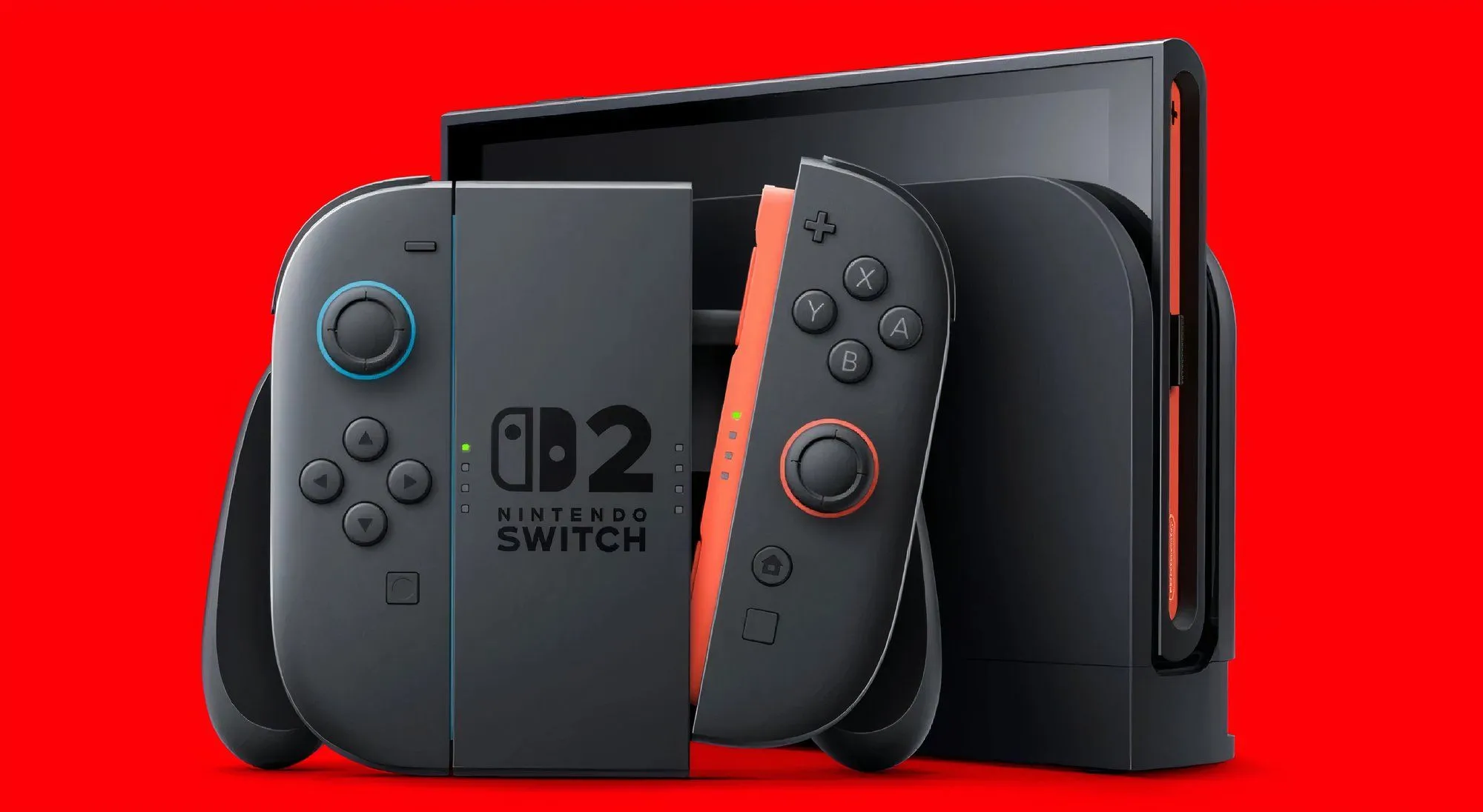 Logo Nintendo Switch 2 trên nền đỏ đặc trưng của Nintendo