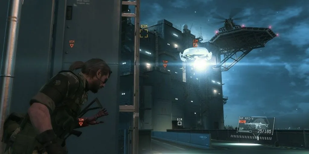Một cảnh gameplay trong Metal Gear Solid V The Phantom Pain