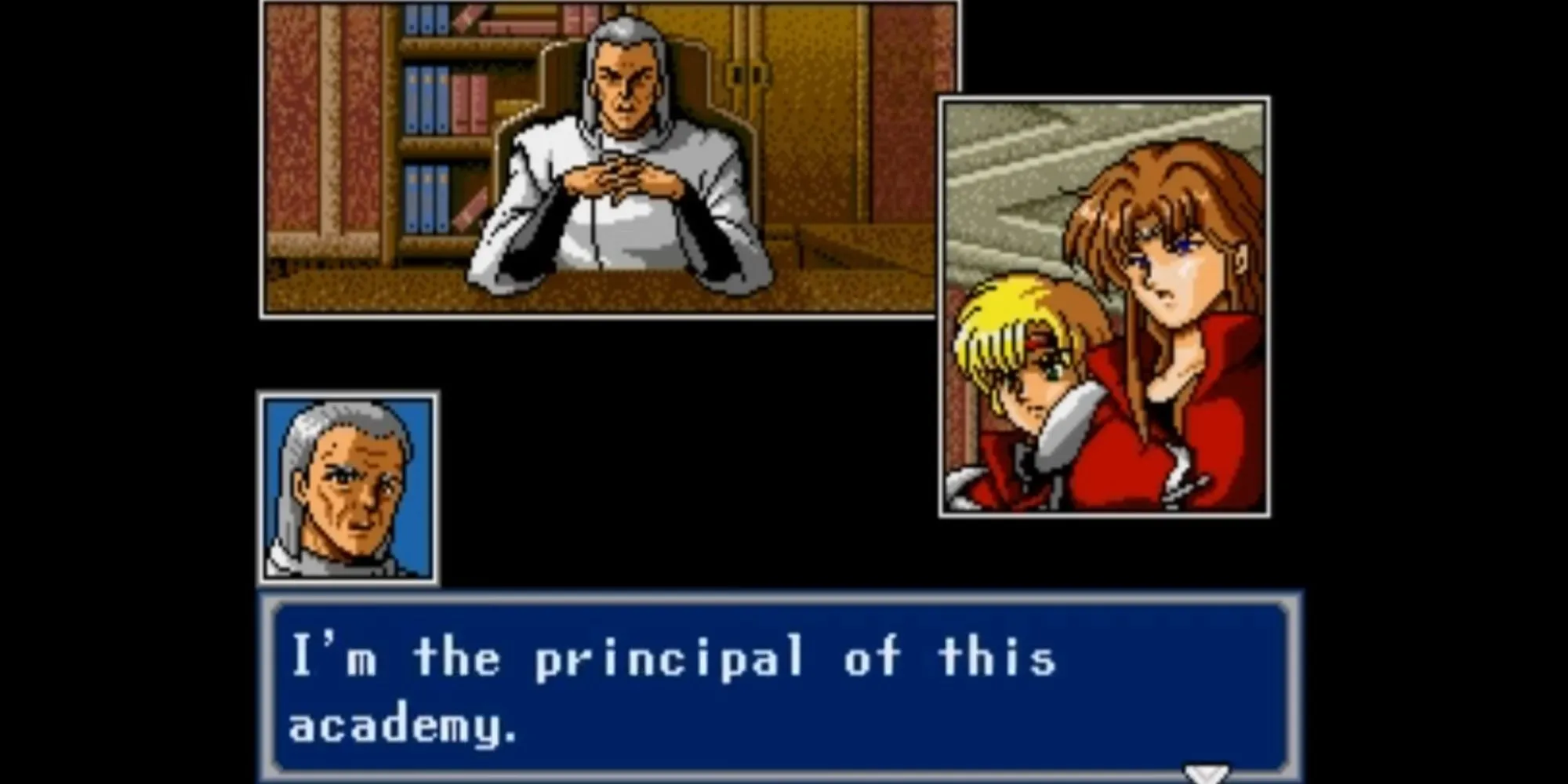 Một phân cảnh anime theo phong cách manga trong Phantasy Star IV