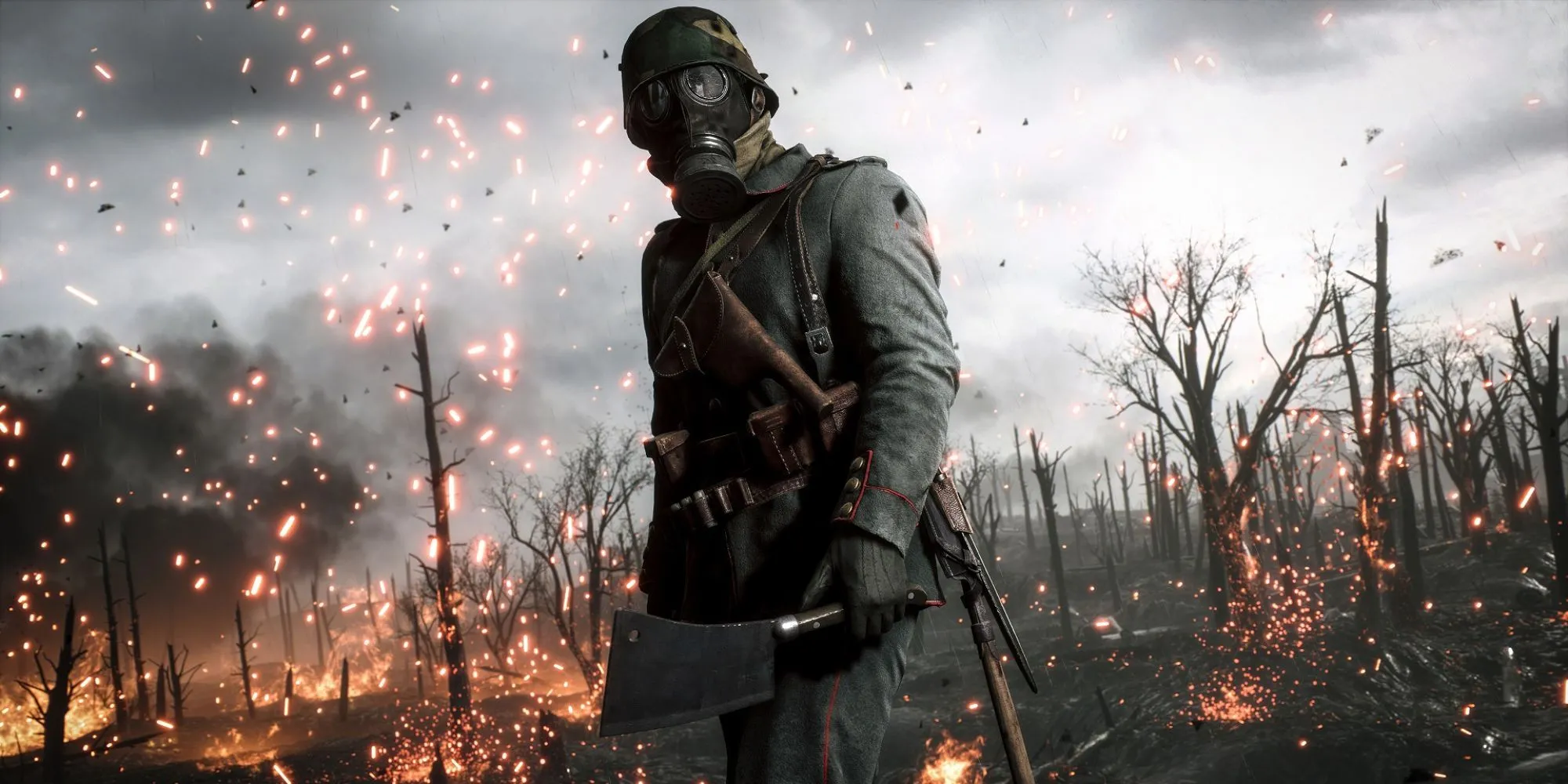 Người lính đeo mặt nạ trong game bắn súng Battlefield 1 đang sale giá rẻ trên Xbox Store