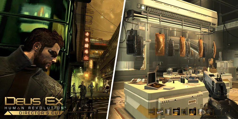 Nhân vật Adam Jensen trong thế giới cyberpunk của Deus Ex Human Revolution