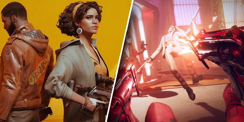 Nhân vật Colt Vahn trong môi trường đầy màu sắc của Deathloop