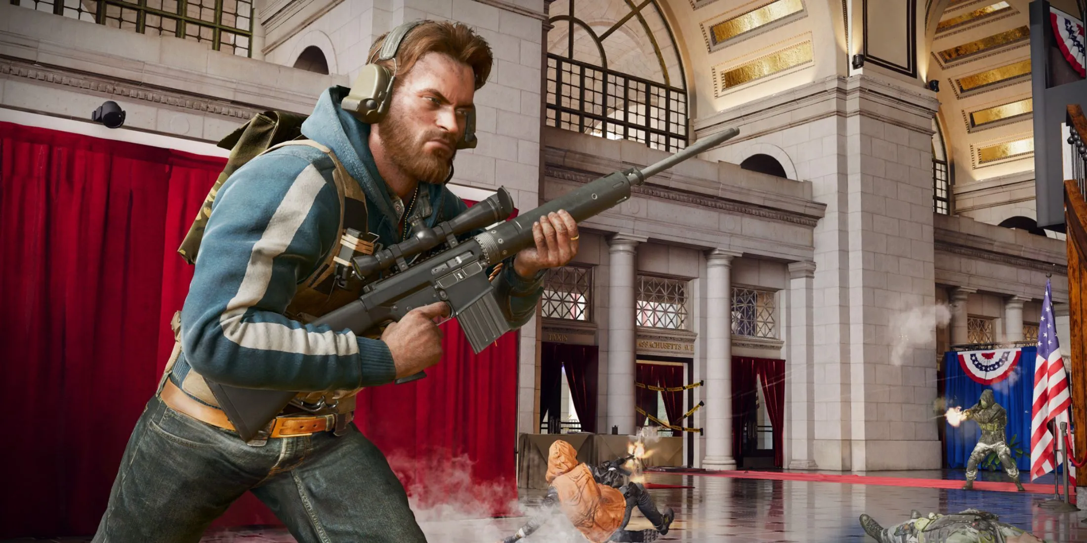 Nhân vật đặc nhiệm trong Call of Duty Black Ops 6 với nội dung được cho là tạo bằng AI