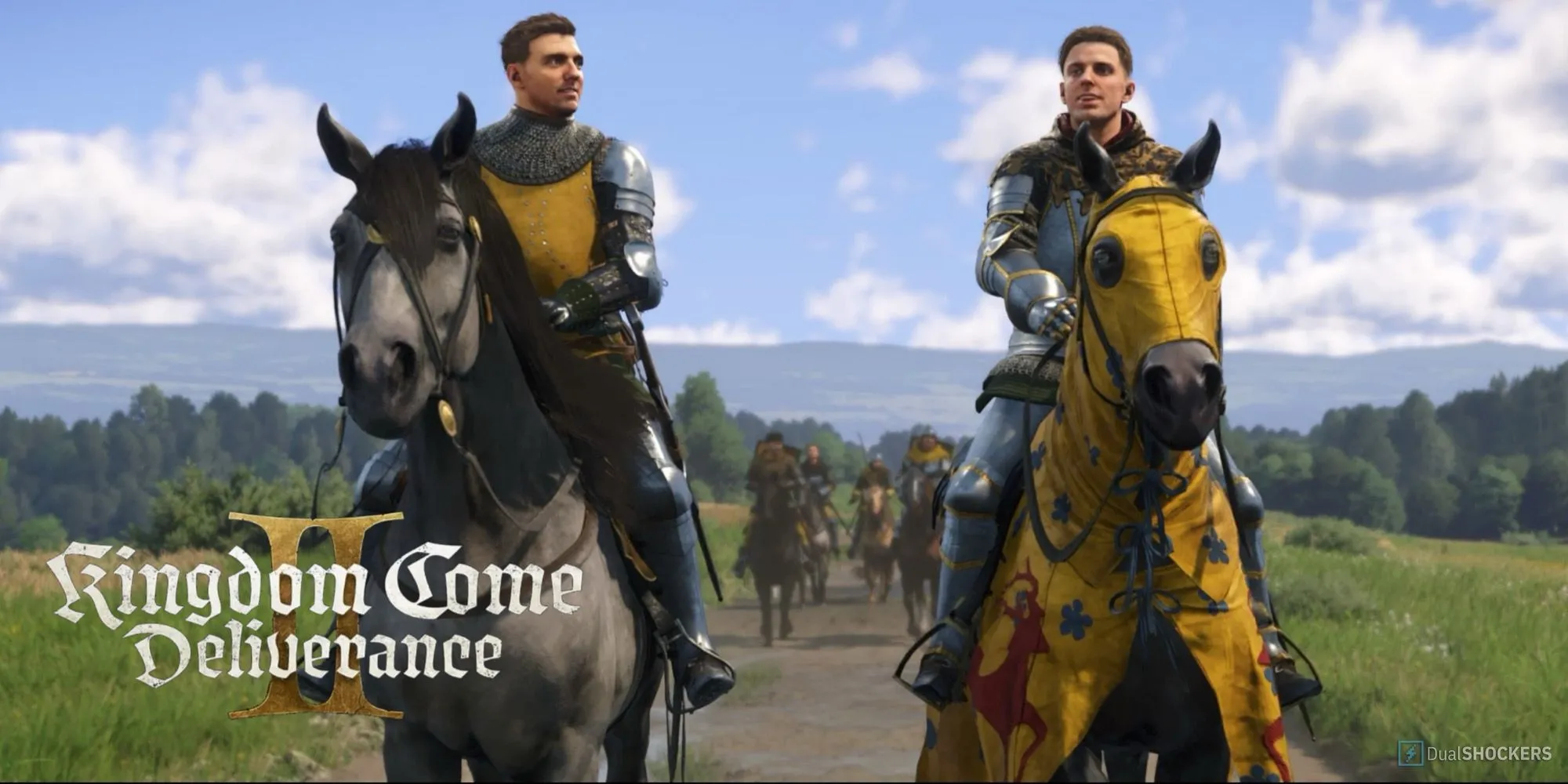 Nhân vật Henry trong Kingdom Come Deliverance 2 cưỡi ngựa khám phá thế giới thời trung cổ