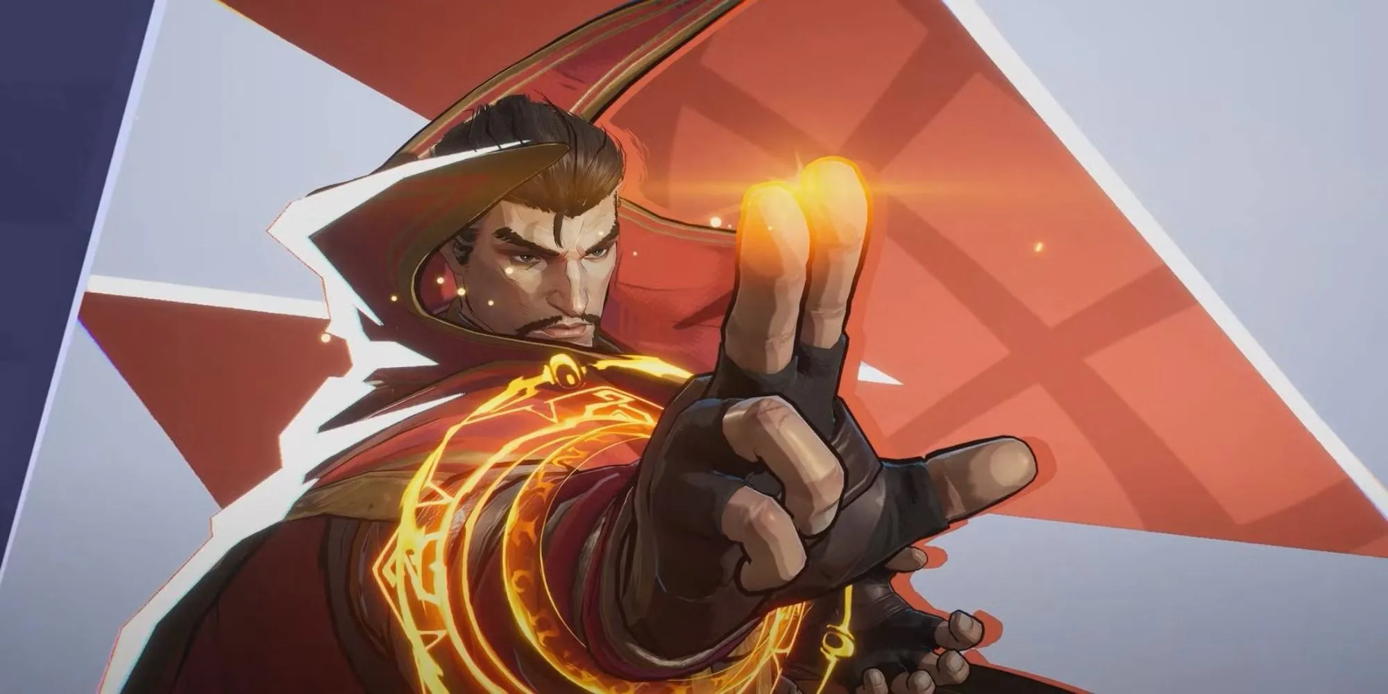 Nhân vật Human Torch trong game Marvel Rivals với hiệu ứng lửa