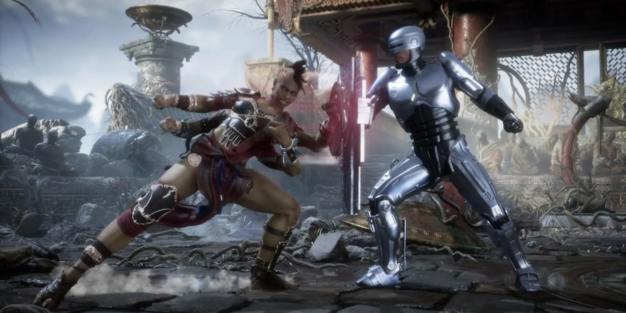 Sheeva và Robocop trong Mortal Kombat 11