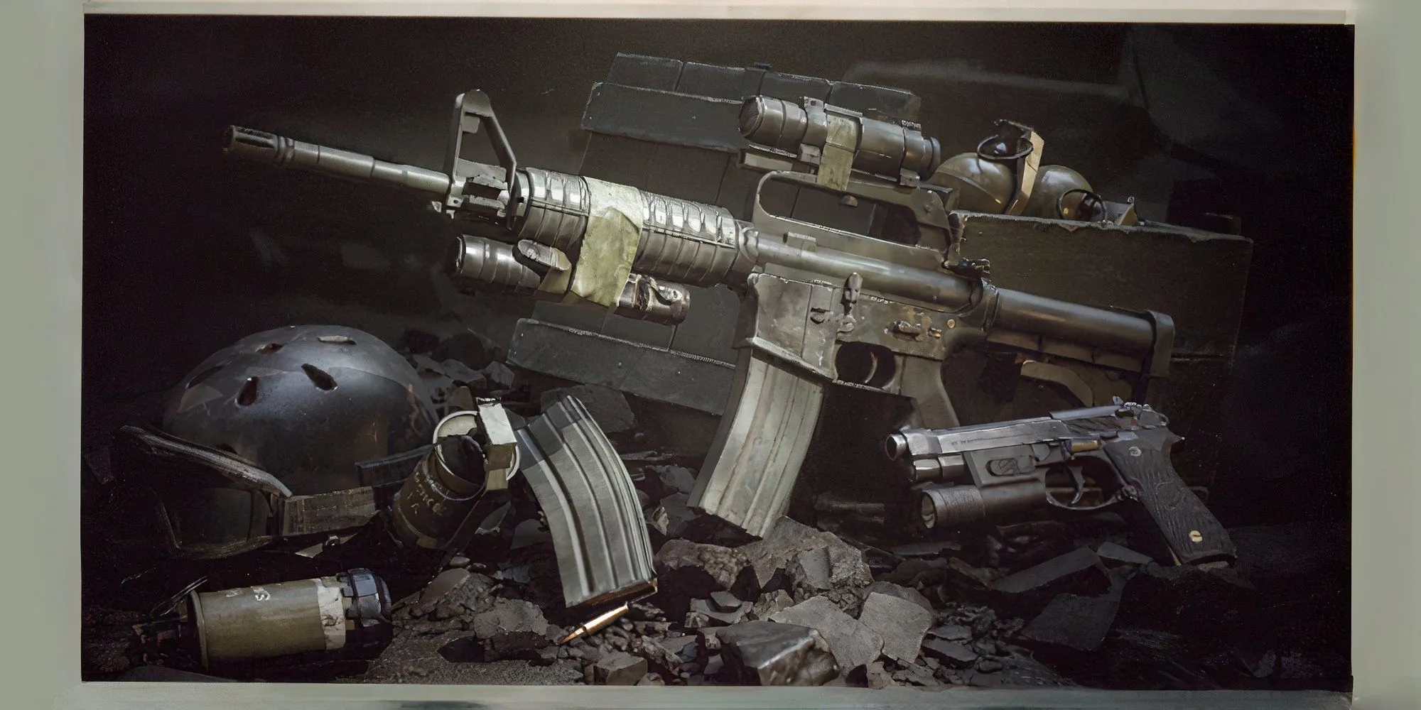 Súng trường tấn công Colt 723, hay CAR-15, trong Delta Force Black Hawk Down