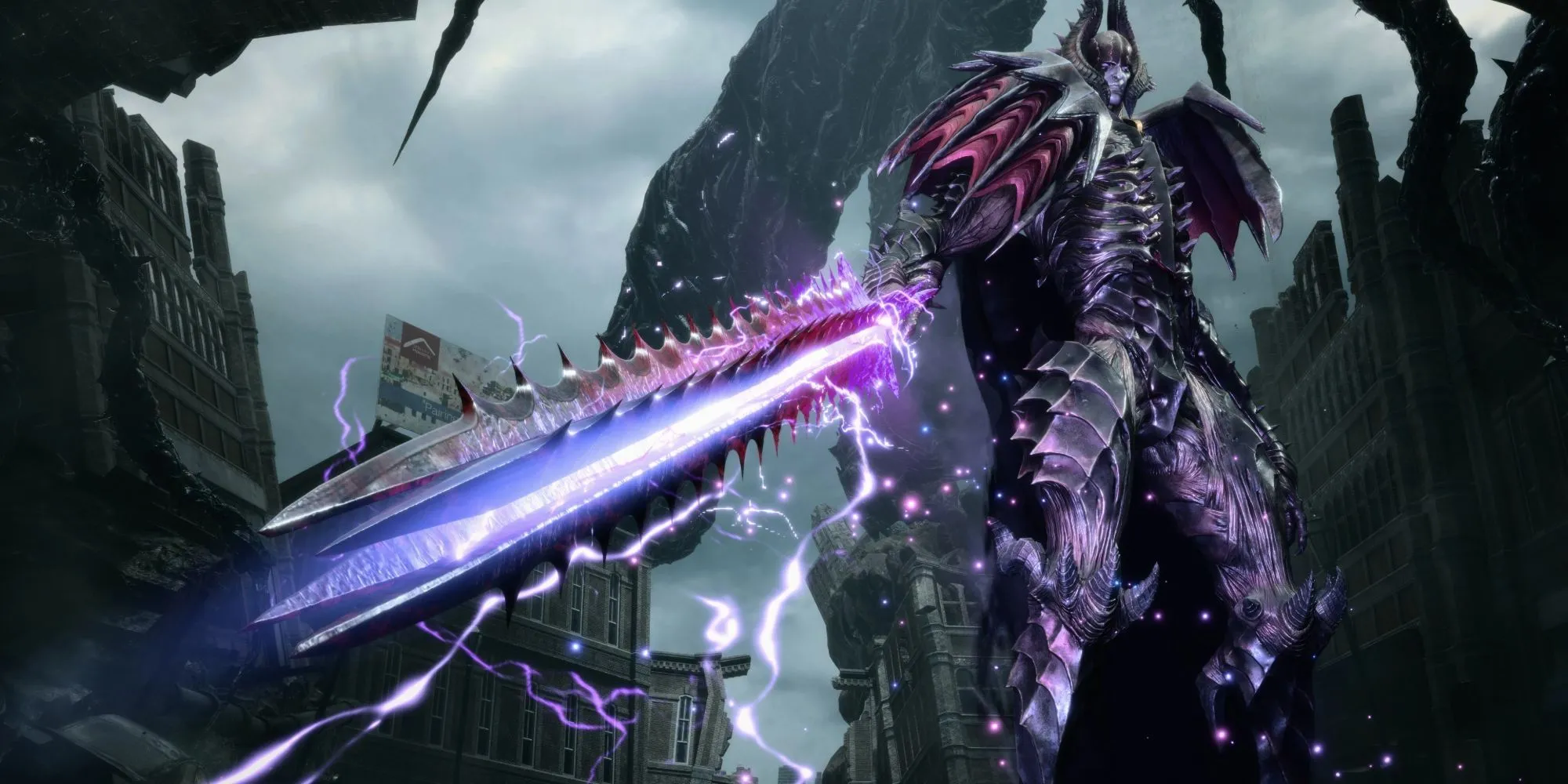 Trùm Cavaliere Angelo trong trận đấu tay đôi ở Devil May Cry 5