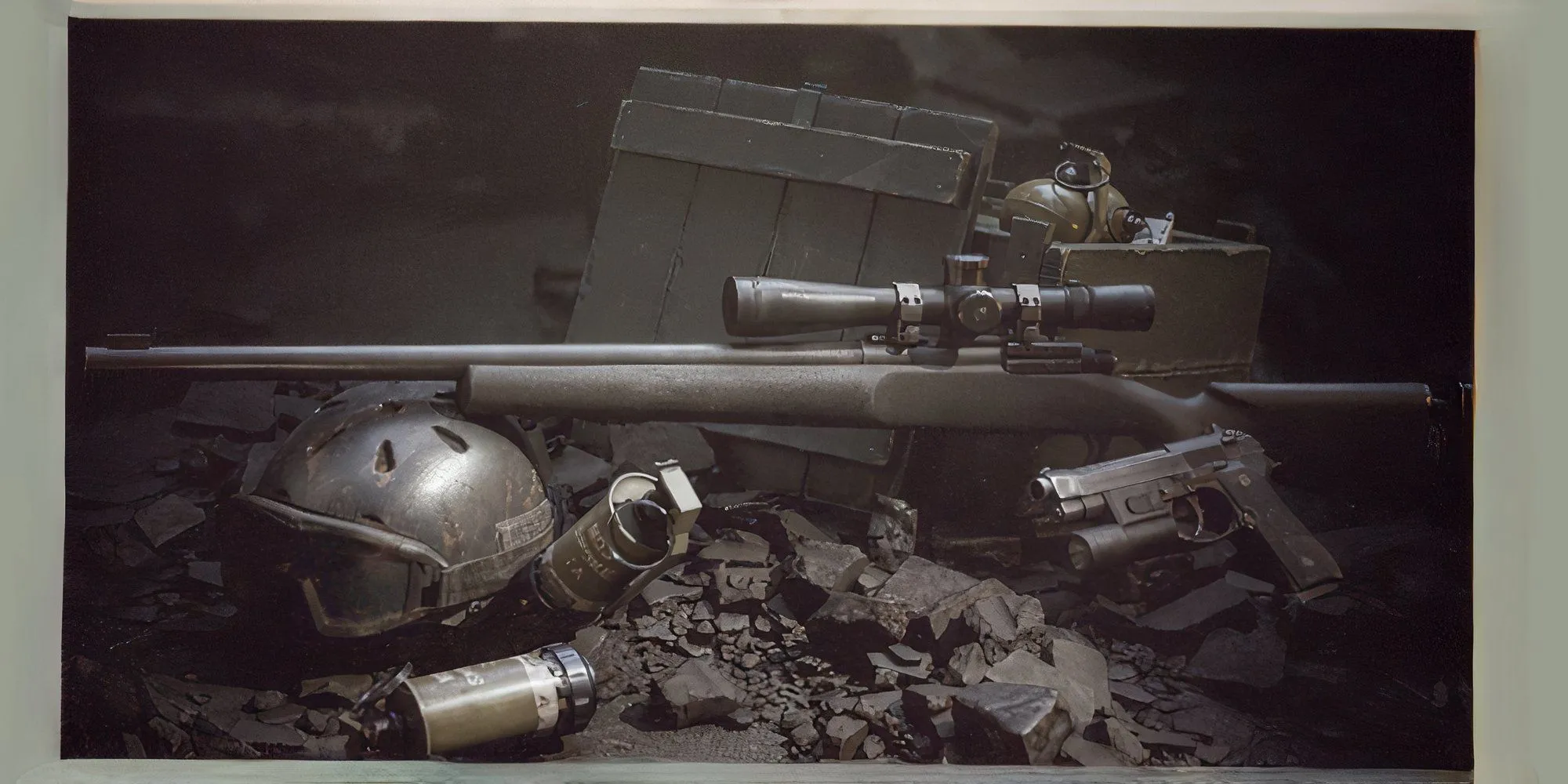 Xạ thủ sử dụng M24 trong game Delta Force Black Hawk Down