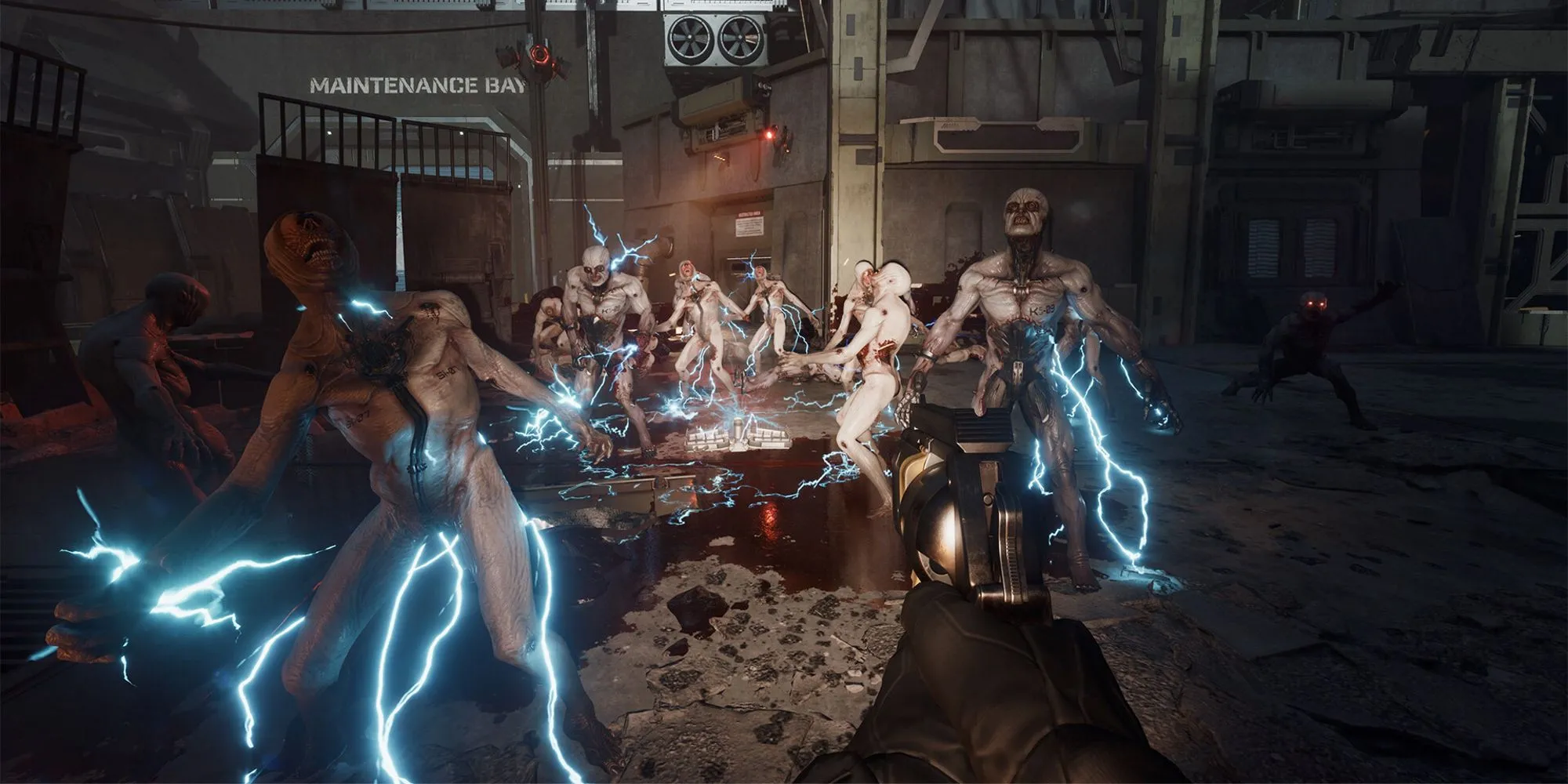 Xác sống bị điện giật trong Killing Floor 3 (game zombie FPS)