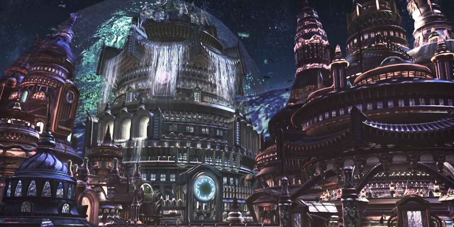 Zanarkand trong mơ ở phần mở đầu của Final Fantasy X