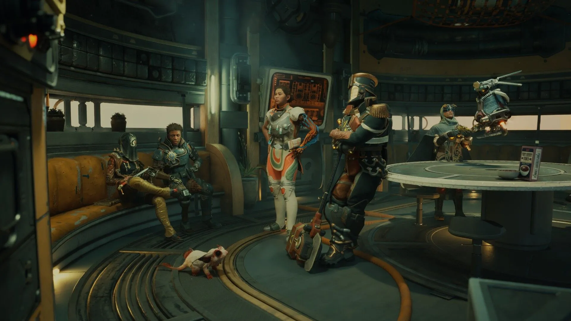 Một cảnh hành động kịch tính trong The Outer Worlds 2