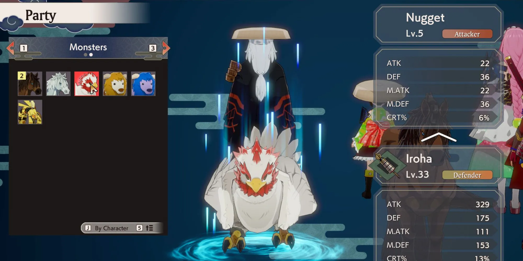 Một con gà Cluckadoo trong Rune Factory Guardians of Azuma.