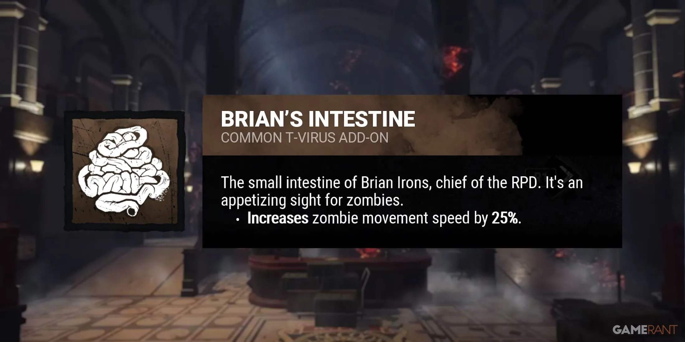 Add-on Ruột Của Brian (Brian's Intestines) của Nemesis trong Dead by Daylight
