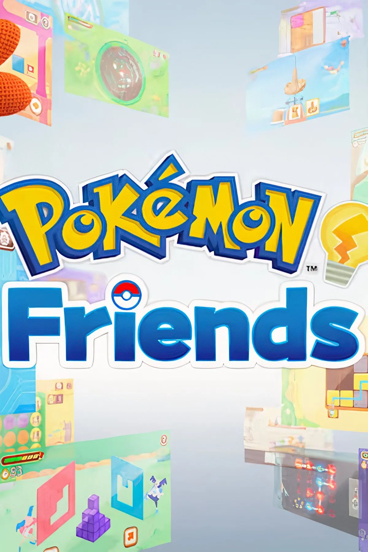Ảnh bìa chính thức của game Pokemon Friends, thể hiện thế giới đầy màu sắc và đáng yêu.