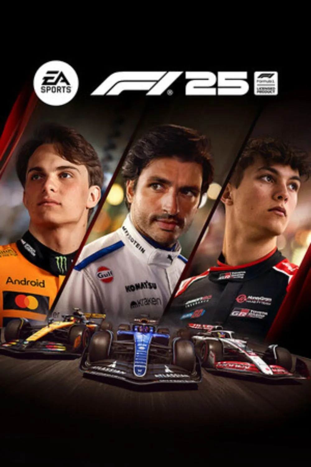 Ảnh bìa game đua xe F1 25 của EA SPORTS và Codemasters