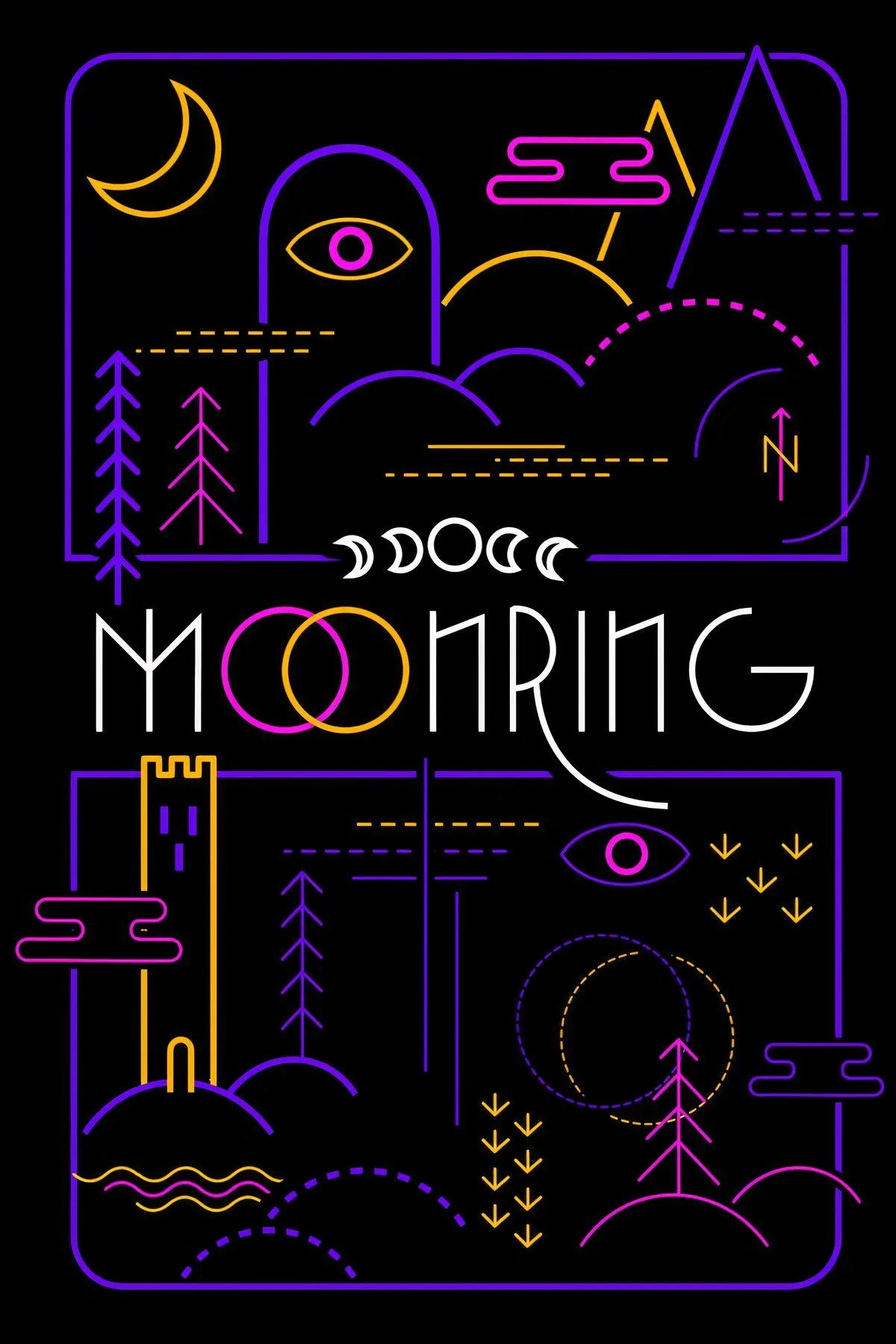 Ảnh bìa game Moonring với phong cách retro độc đáo, đại diện cho thể loại RPG roguelike miễn phí.