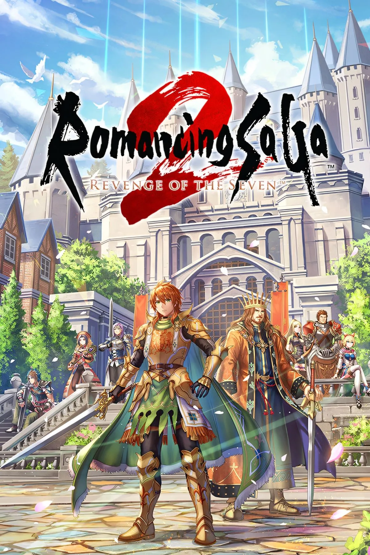 Ảnh bìa game Romancing SaGa 2: Revenge Of The Seven, một JRPG với cơ chế kế thừa nhân vật qua nhiều thế hệ, mang đến trải nghiệm độc đáo cho người chơi.