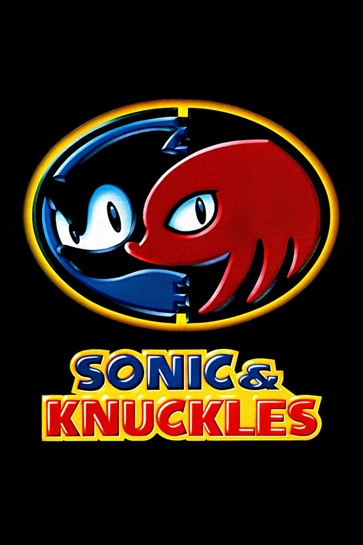 Ảnh bìa game Sonic &amp; Knuckles cổ điển, với Sonic và Knuckles cùng nhau phiêu lưu, biểu tượng cho sự hợp tác và những màn chơi đầy thách thức.