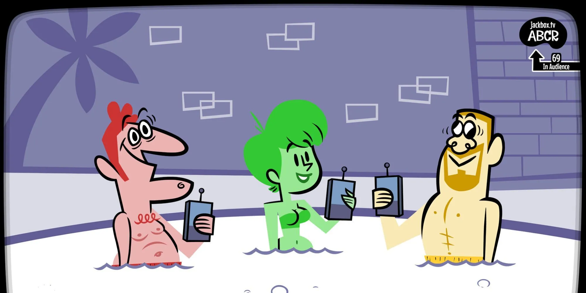 Ảnh bìa Jackbox Naughty Pack, bộ sưu tập game tiệc tùng dành cho người lớn với nội dung hài hước và táo bạo