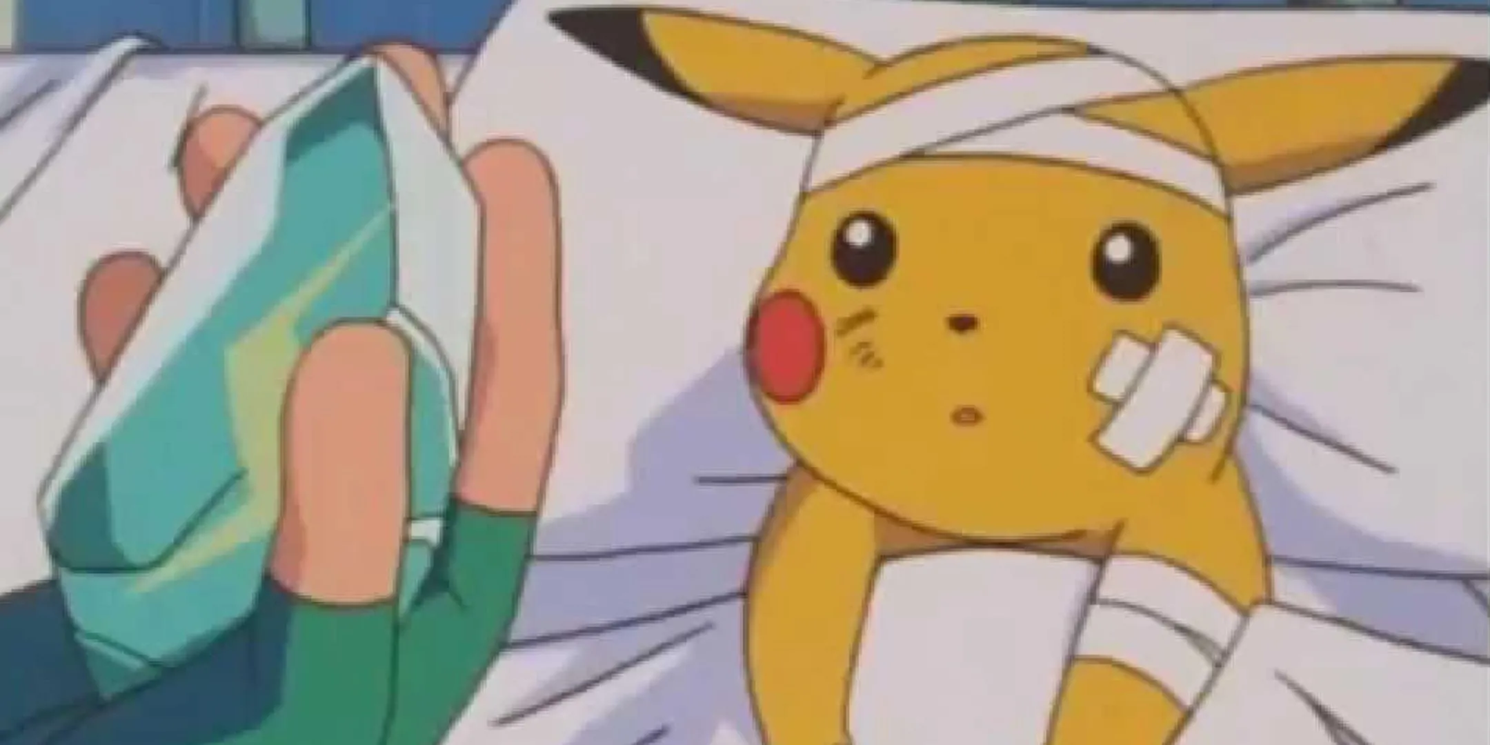 Ash cầm Đá Sấm sét bên cạnh Pikachu, minh họa cho sự lựa chọn tiến hóa trong thế giới Pokémon.