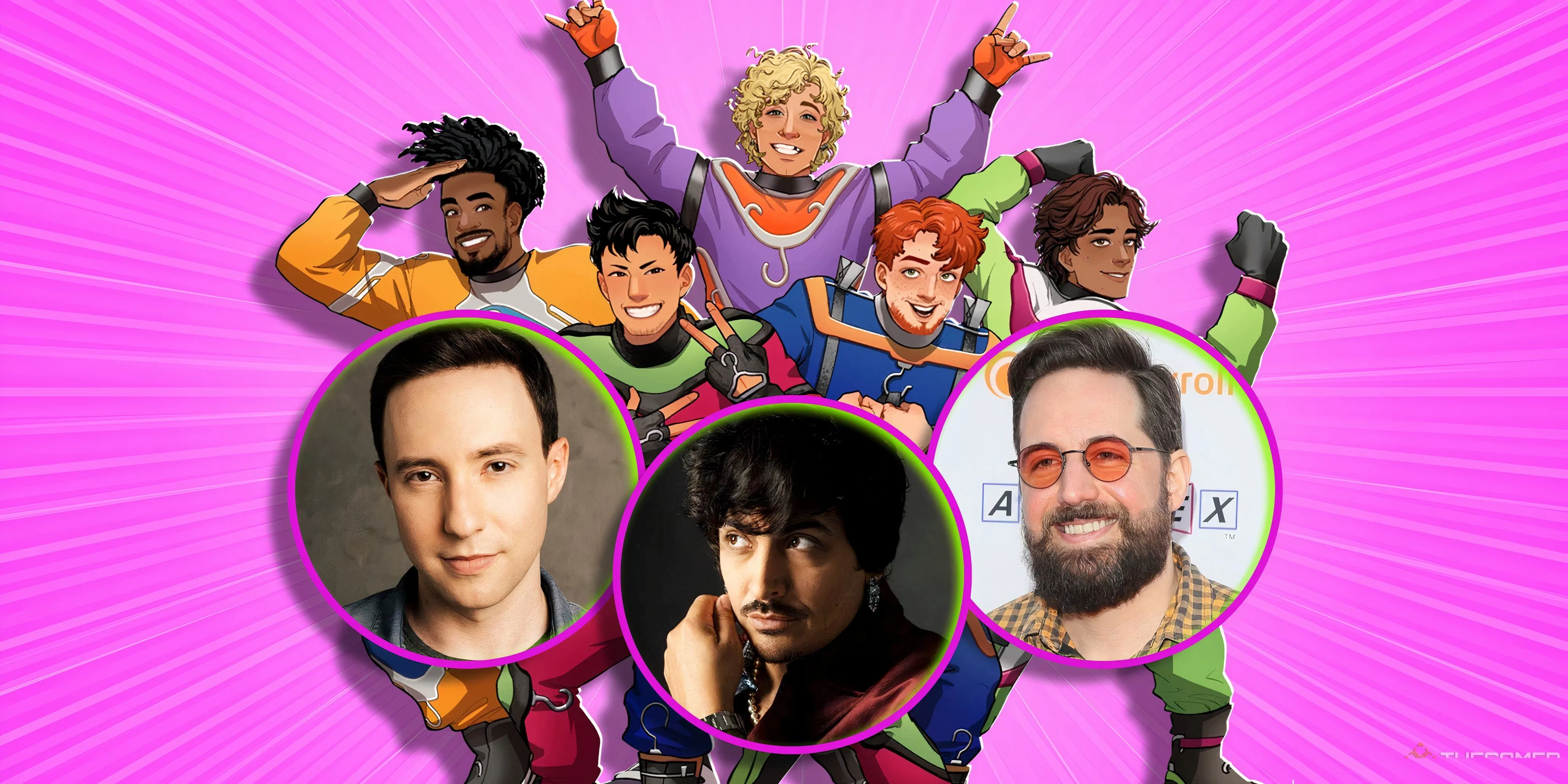 Ba diễn viên lồng tiếng Max Mittelman, Robbie Daymond và Ray Chase – những người tạo nên sức hút độc đáo của game hẹn hò Date Everything!