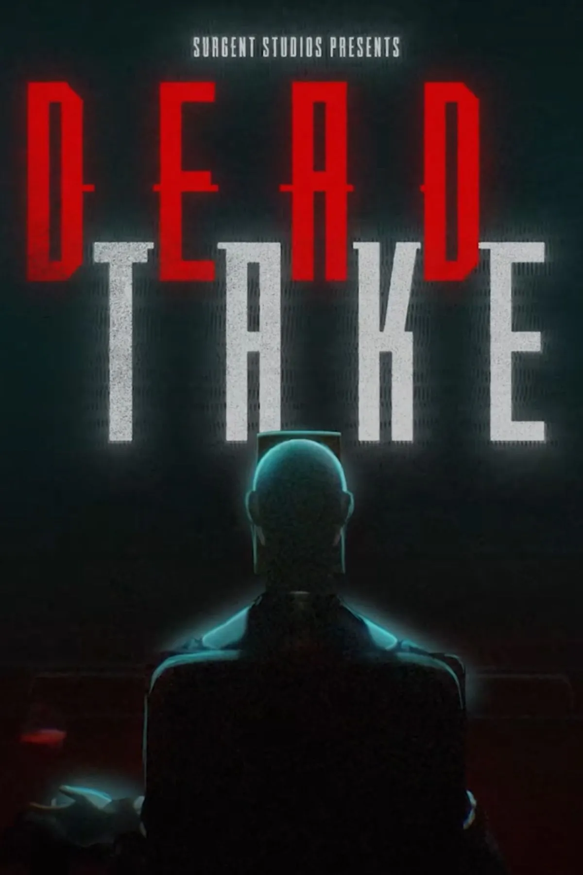 Bìa game kinh dị tâm lý Dead Take với hình ảnh bí ẩn, thể hiện không khí căng thẳng và đầy thử thách.