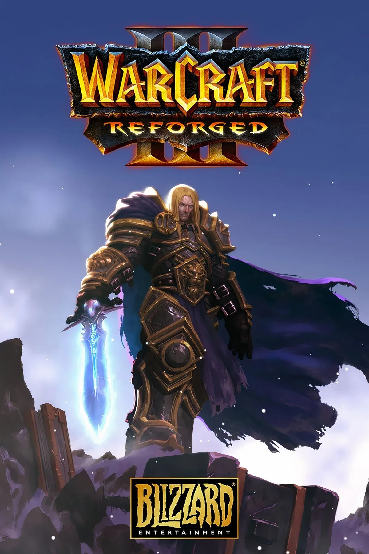 Bìa game Warcraft 3 Reforged, một bản remaster bị chỉ trích nặng nề