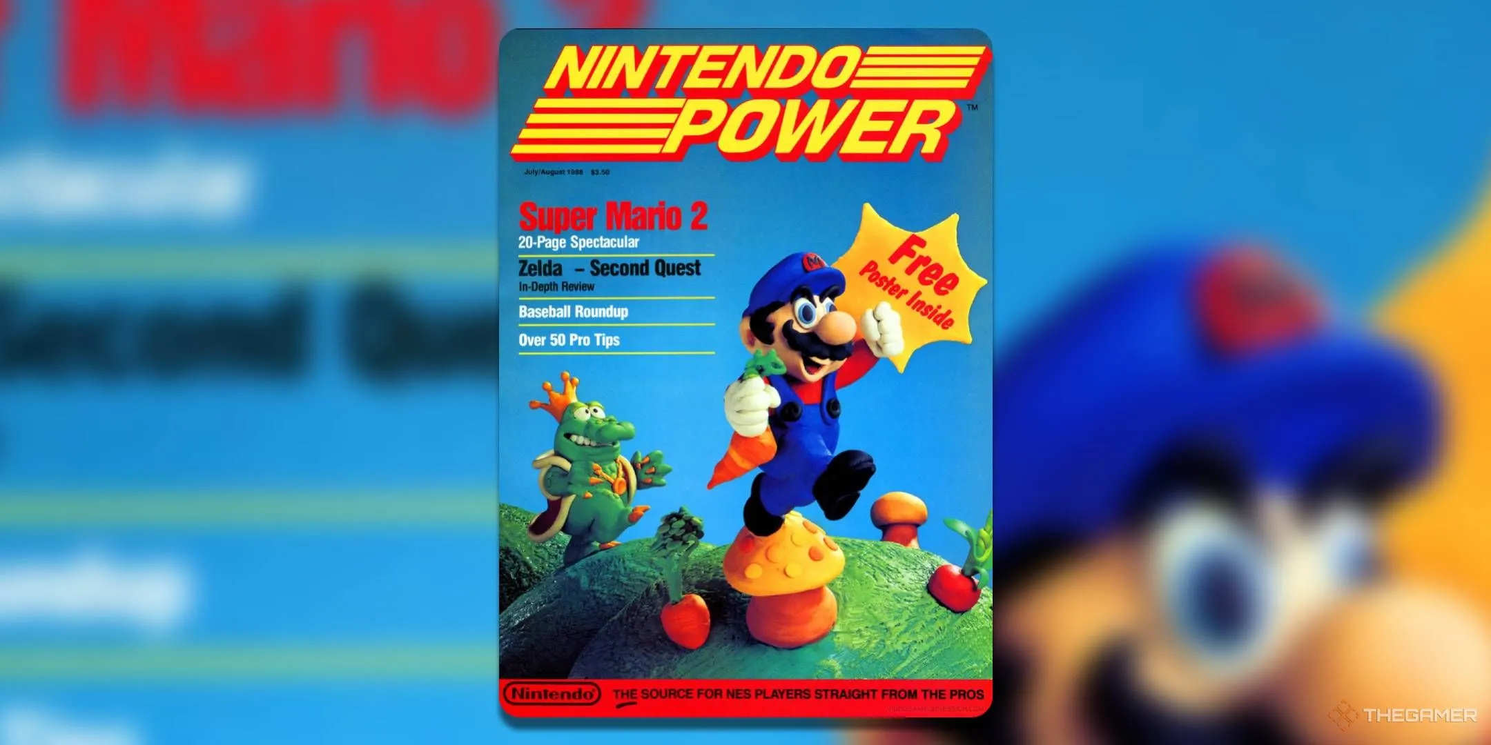 Bìa số đầu tiên của tạp chí Nintendo Power (Volume 1), nổi bật với Mario và Wart từ Super Mario Bros 2.