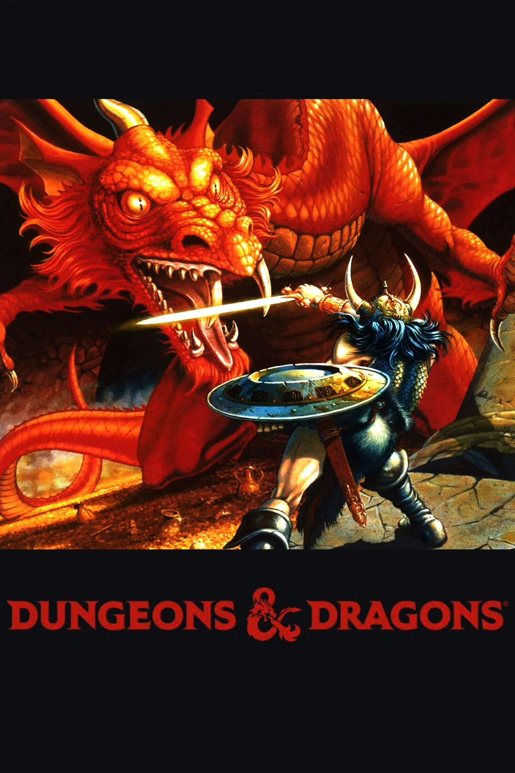 Bộ sách Dungeons &amp; Dragons trên bàn, thể hiện tinh thần phiêu lưu của game nhập vai bàn
