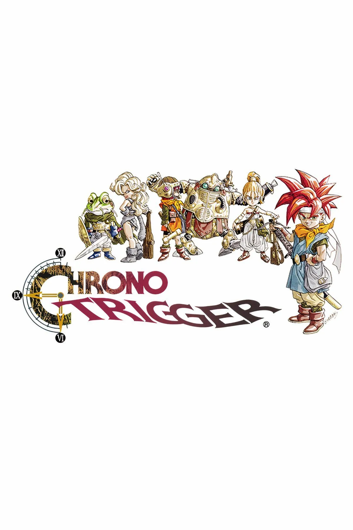 Các anh hùng Crono, Marle và Lucca từ game JRPG kinh điển Chrono Trigger, nổi tiếng với khả năng du hành thời gian và nhiều kết thúc
