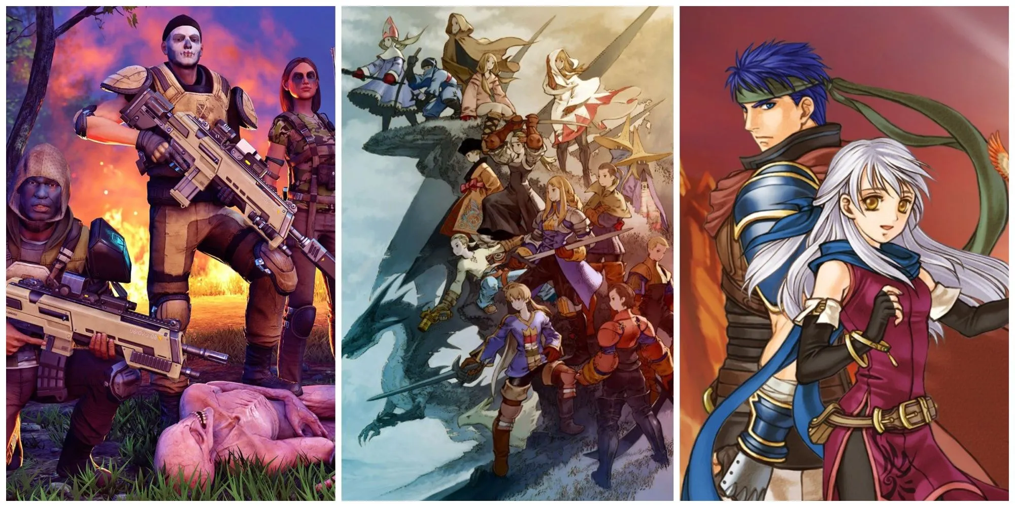 Các nhân vật trong Final Fantasy Tactics, XCOM 2 và Fire Emblem Radiant Dawn