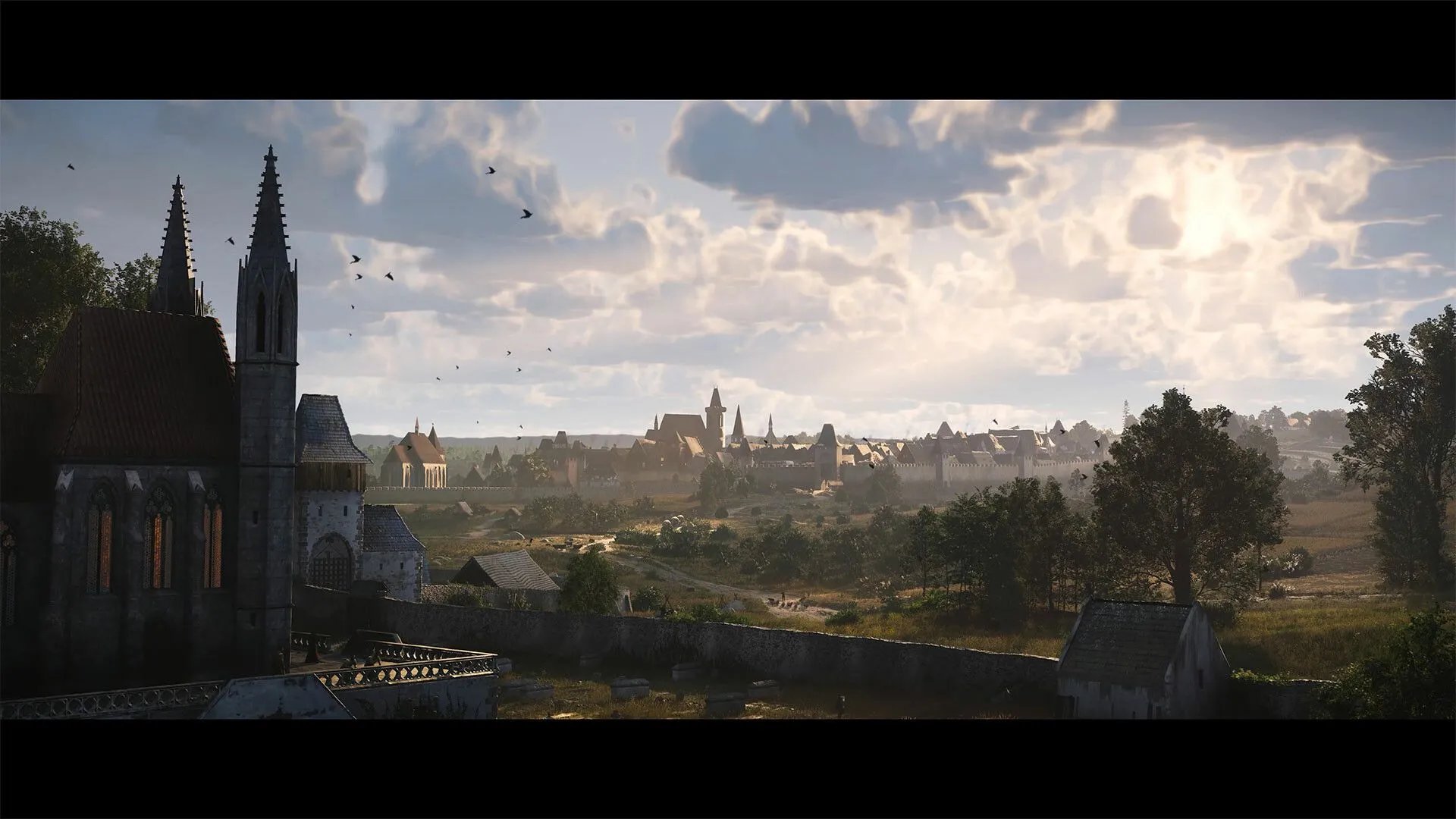 Cảnh chiến đấu lịch sử trong Kingdom Come: Deliverance II, binh lính mặc áo giáp và sử dụng vũ khí thời trung cổ